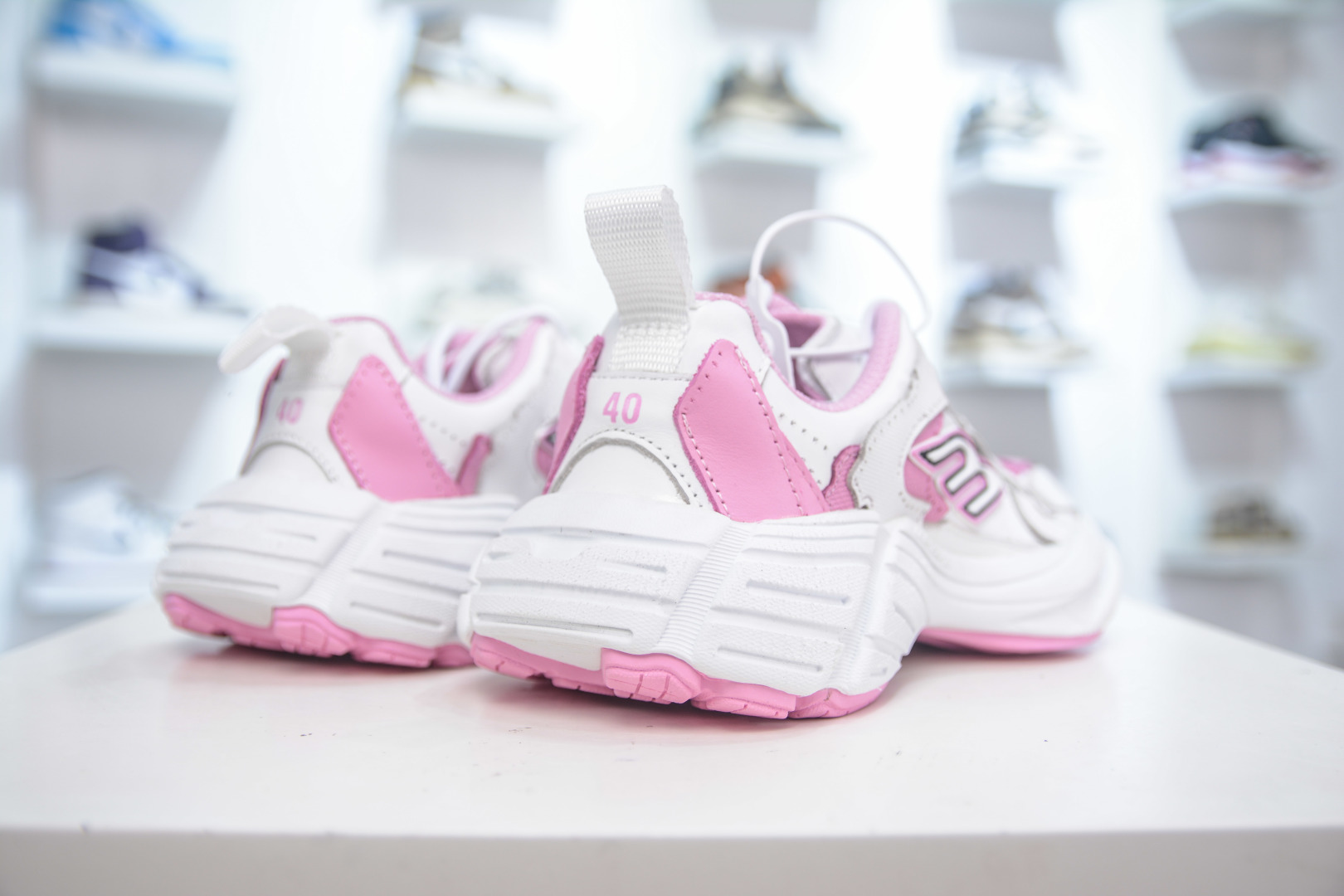 Skechers Women's D'Lites - White/Pink Chunky Sneakers, Comfortable and Stylish 6 cmp i1752850938910 5475 0 5