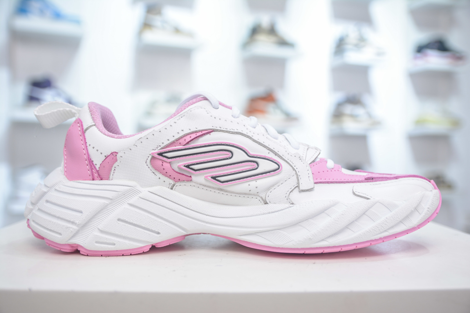 Skechers Women's D'Lites - White/Pink Chunky Sneakers, Comfortable and Stylish 3 cmp i1752850938911 2918 0 2