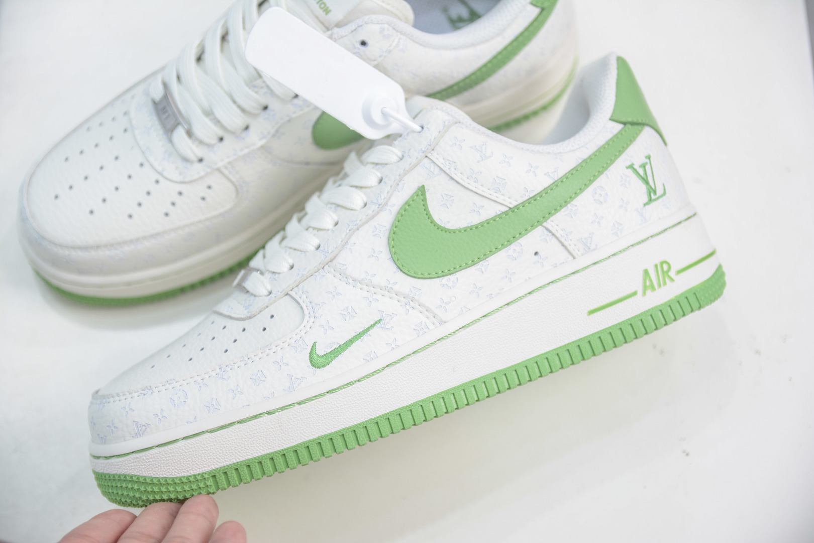 260 Louis Vuitton x NIke Air Force 1 LV联名-白绿  LW9279-016