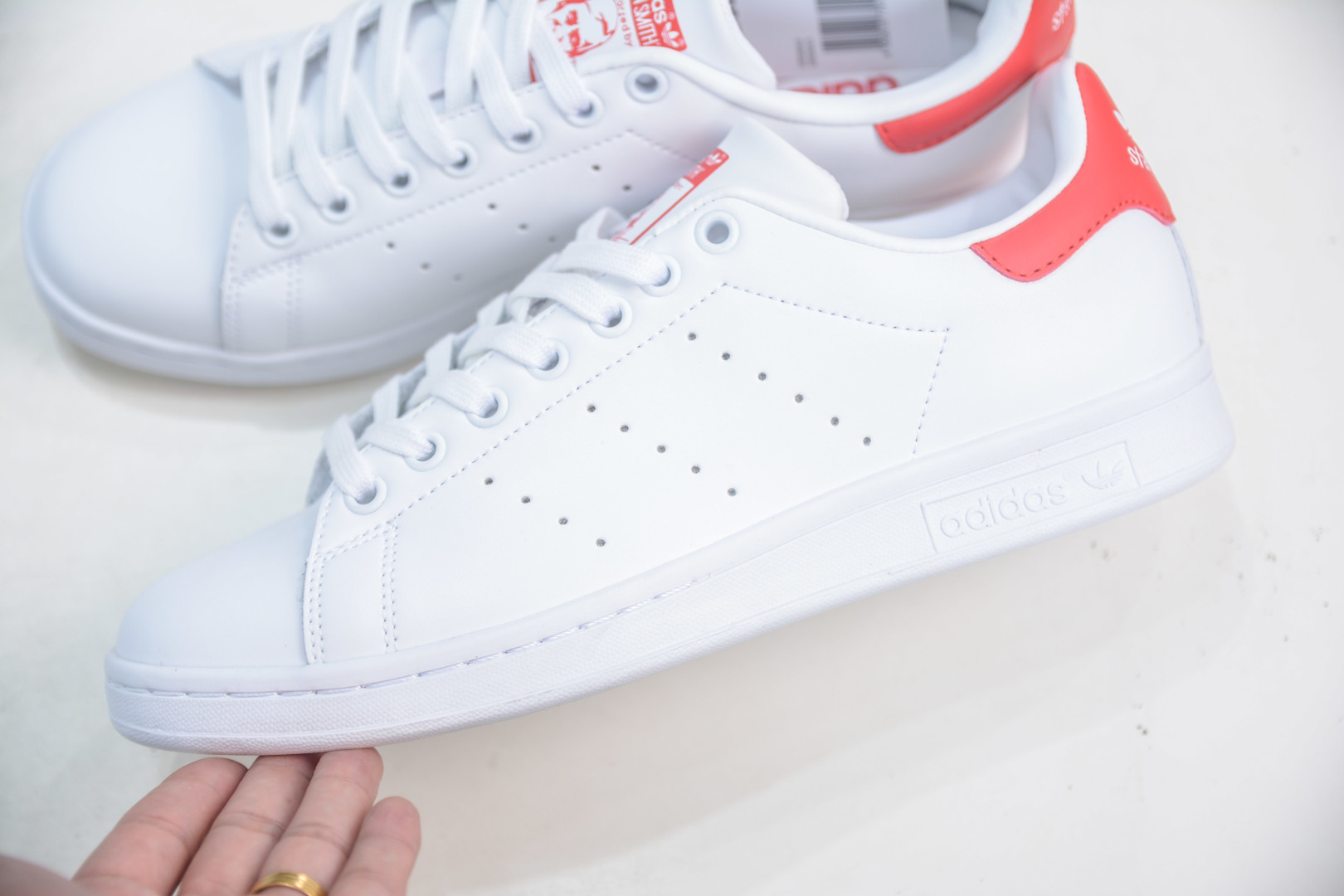 130 AD Originals Stan Smith 史密斯 白红尾 复古时尚舒适运动休闲板鞋 M20326
