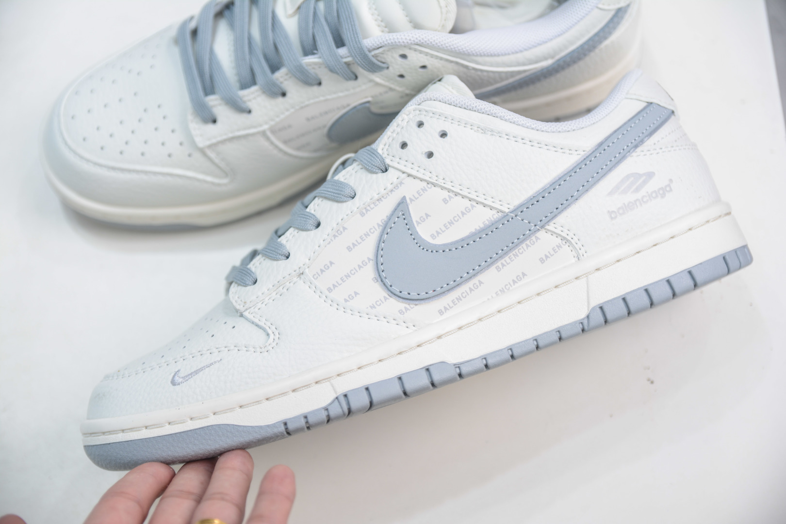 260 Nike SB Dunk Low x Balenciaga 巴黎世家联名-白灰  FX1588-312