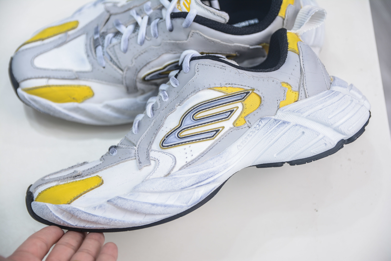380 VG版 Balenciaga Monday 巴黎世家圆头厚底低帮老爹鞋  825418 WDWTS 1971