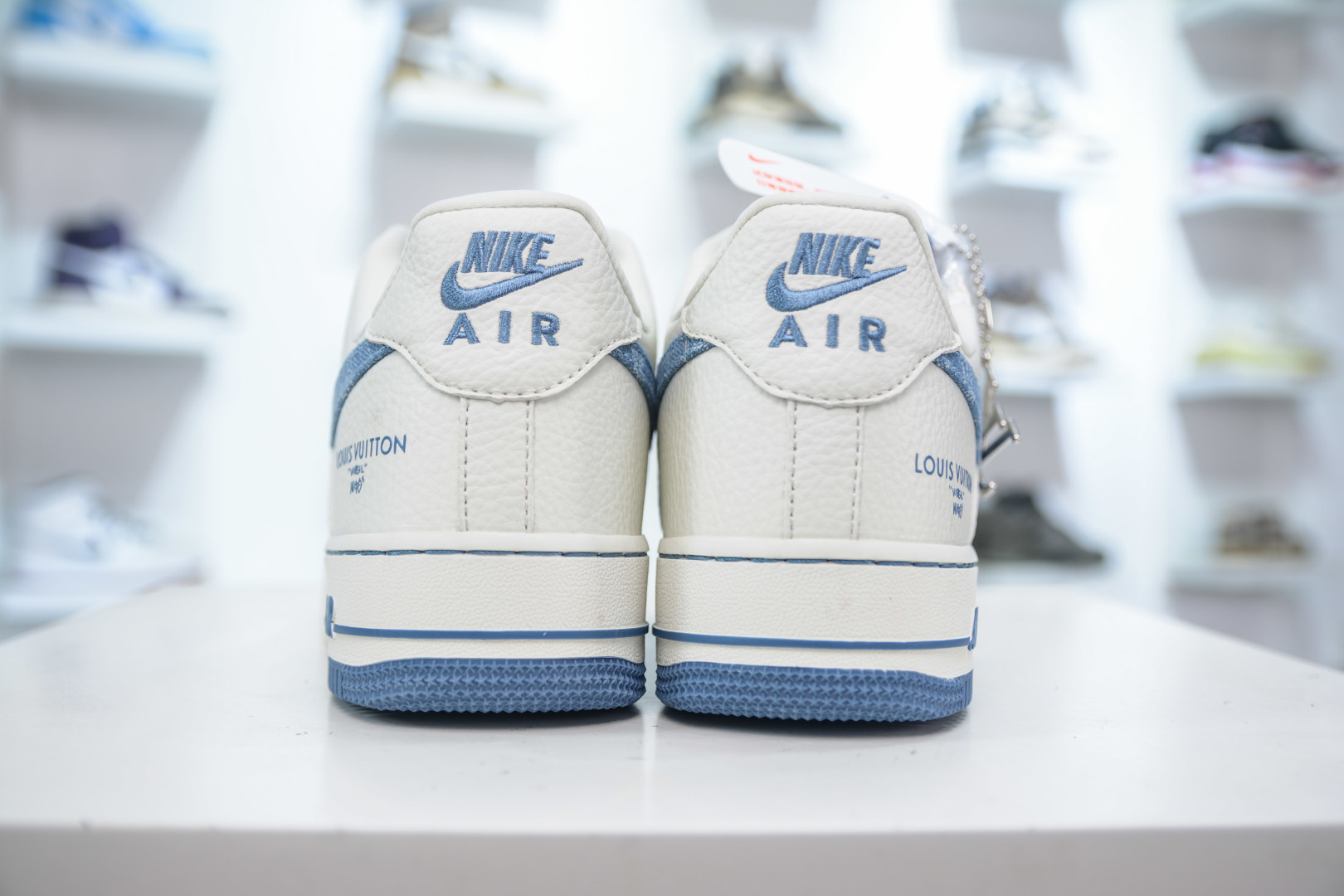 Louis Vuittx NIke Air Force 1 LV联名-白蓝牛仔布 SC0601-555