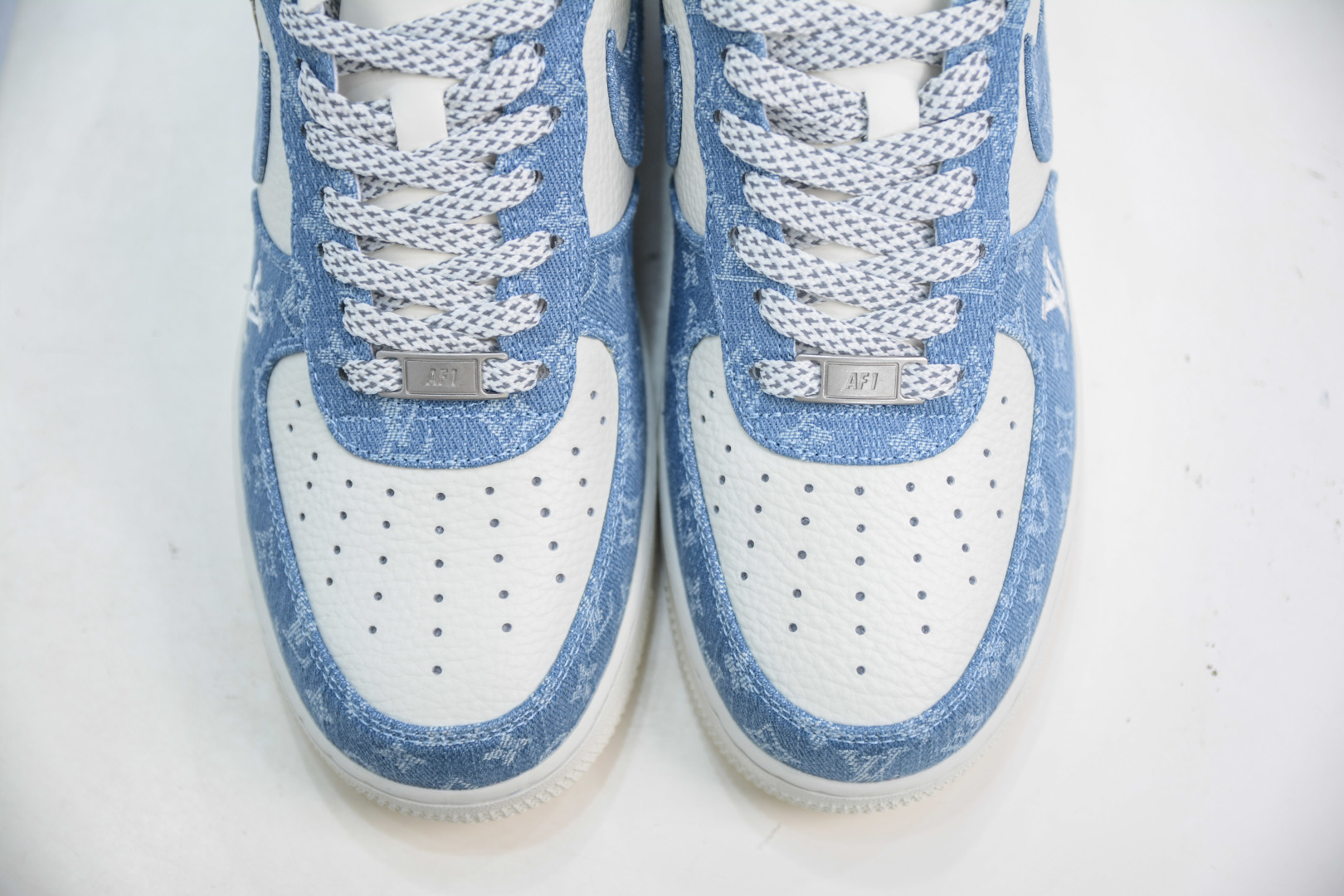 Louis Vuittx NIke Air Force 1 LV联名-白蓝牛仔布 SC0601-555