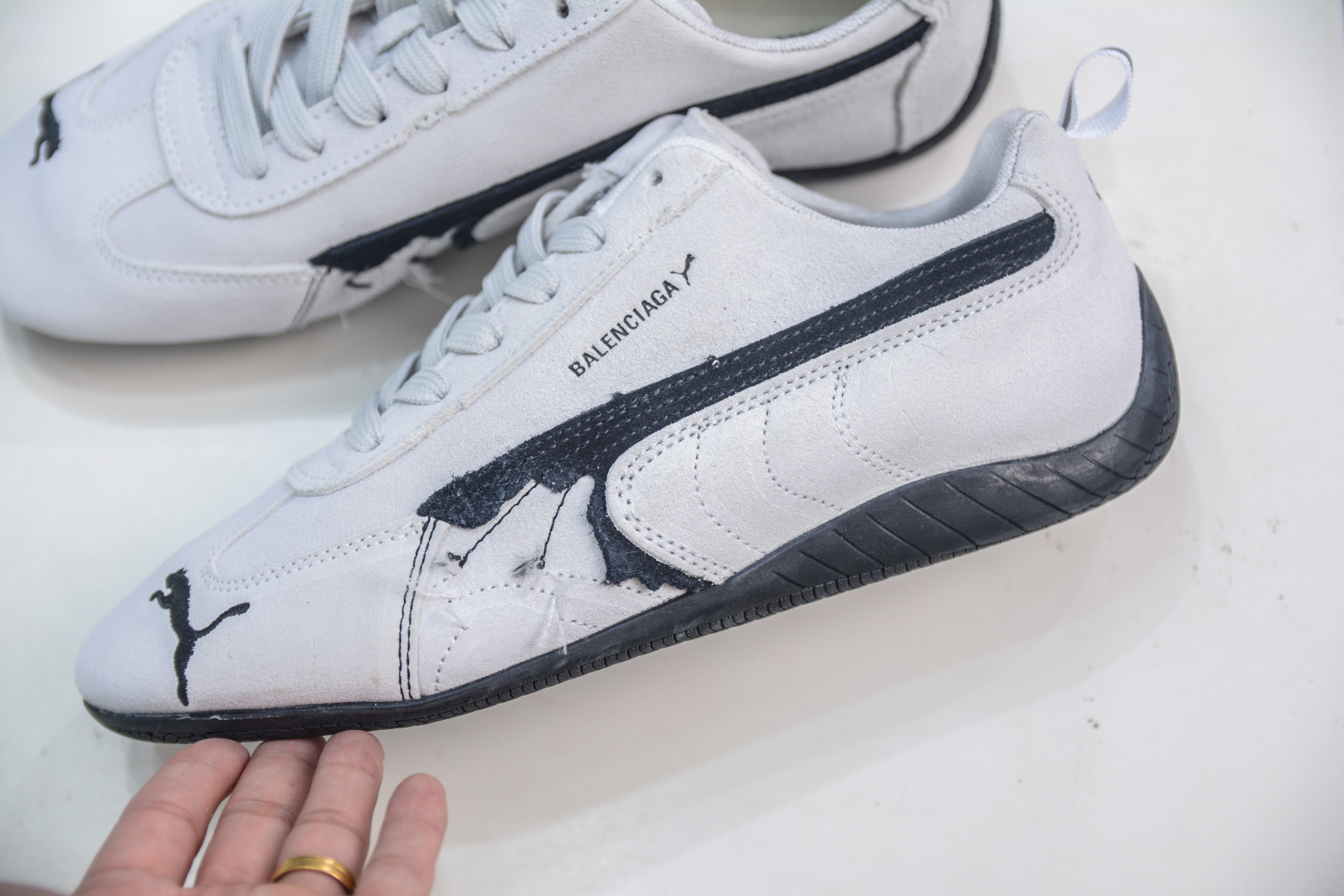200 巴黎联名The Open Product x Puma Speedcat 极速赛车系列彪马低帮生活休闲鞋 406519-01