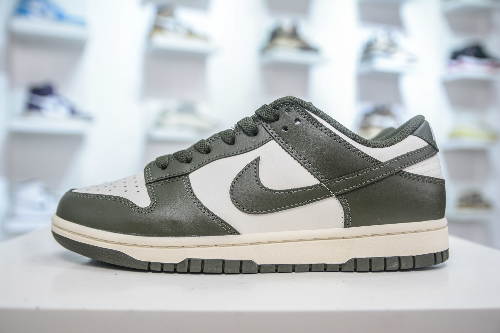 Nike Dunk Low Olive Green Premium Leather Sneakers HF5441-102 1 cmp i1753104936164 4879 0 0