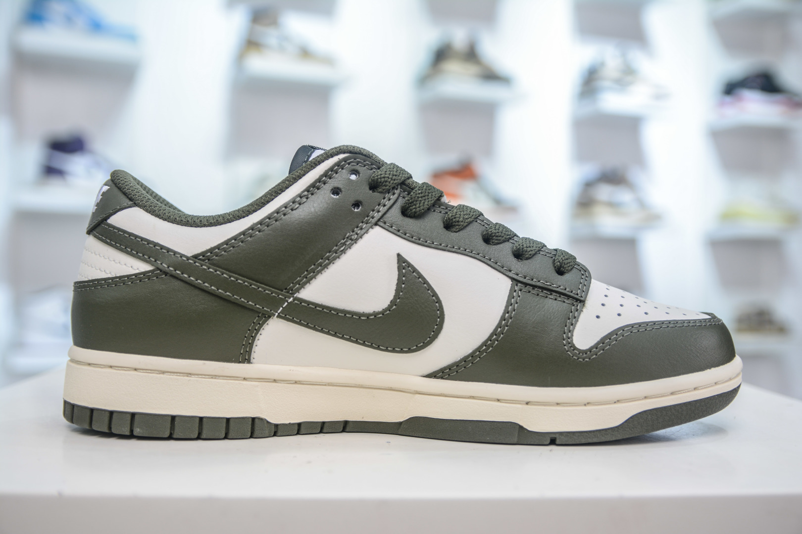 Nike Dunk Low Olive Green Premium Leather Sneakers HF5441-102 3 cmp i1753104936164 5314 0 2