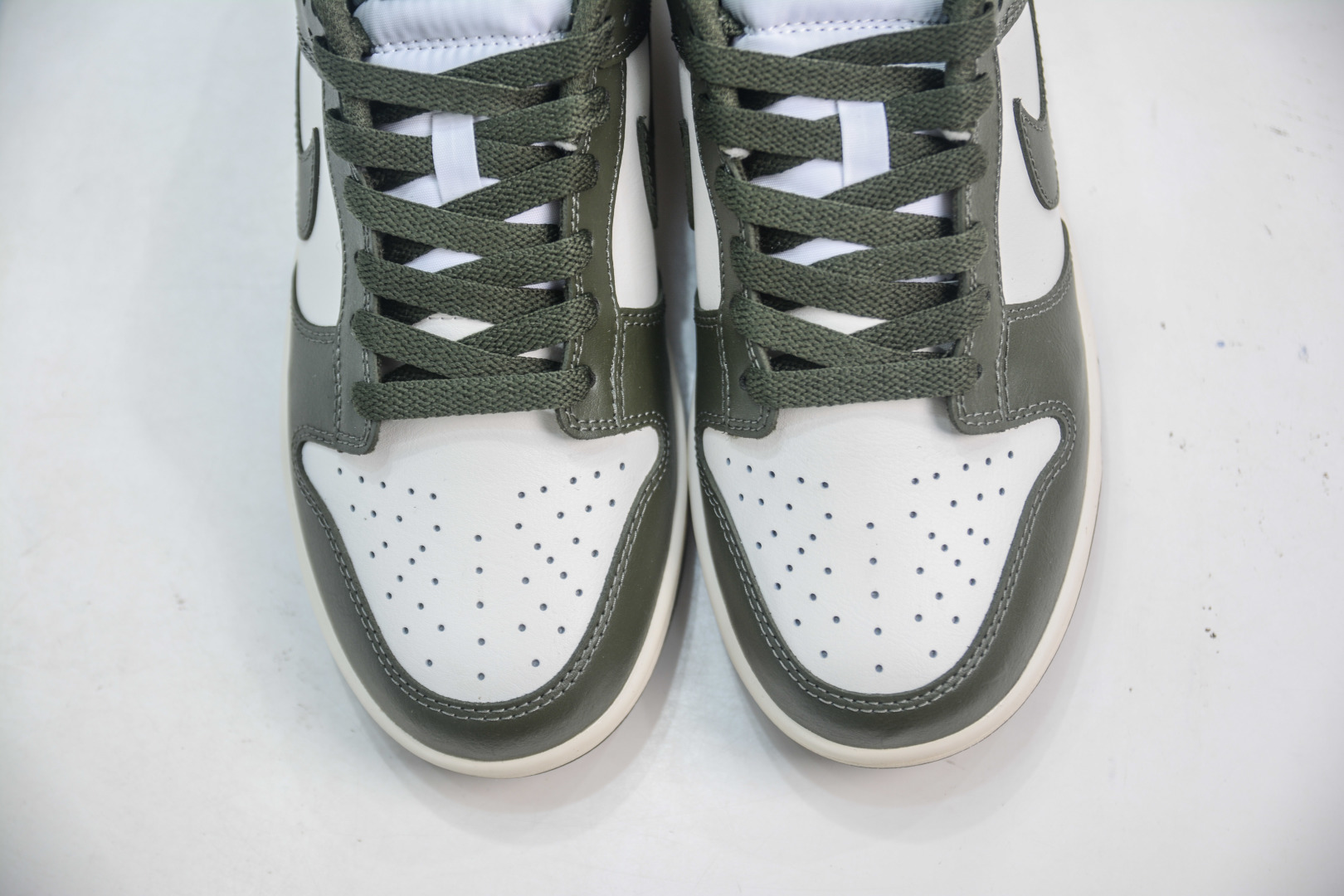 Nike Dunk Low Olive Green Premium Leather Sneakers HF5441-102 9 cmp i1753104937734 695 0 8