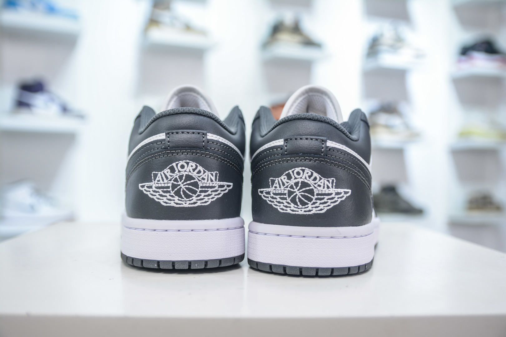 DT纯原 Air Jordan AJ1 Low 低帮 深灰白 553558-044
