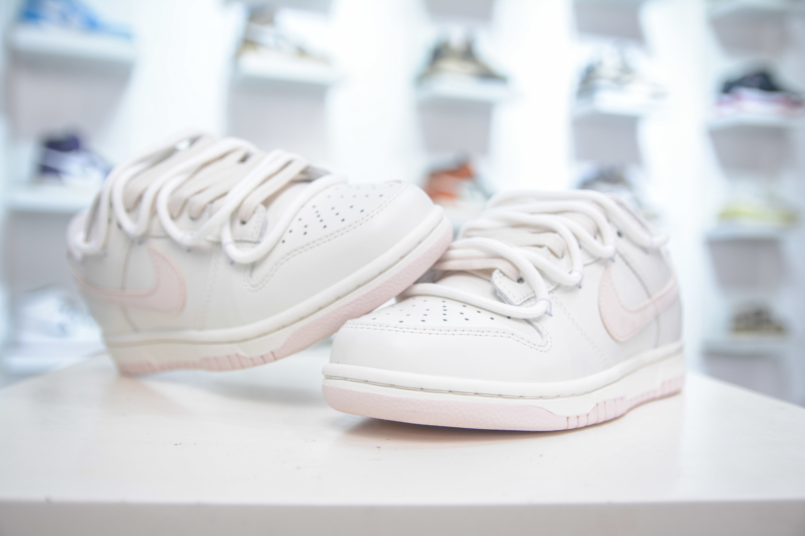 Nike Dunk Low 'Almond Cream' White Pink Casual Shoes WP0510-069 4 cmp i1753199583866 741 0 3