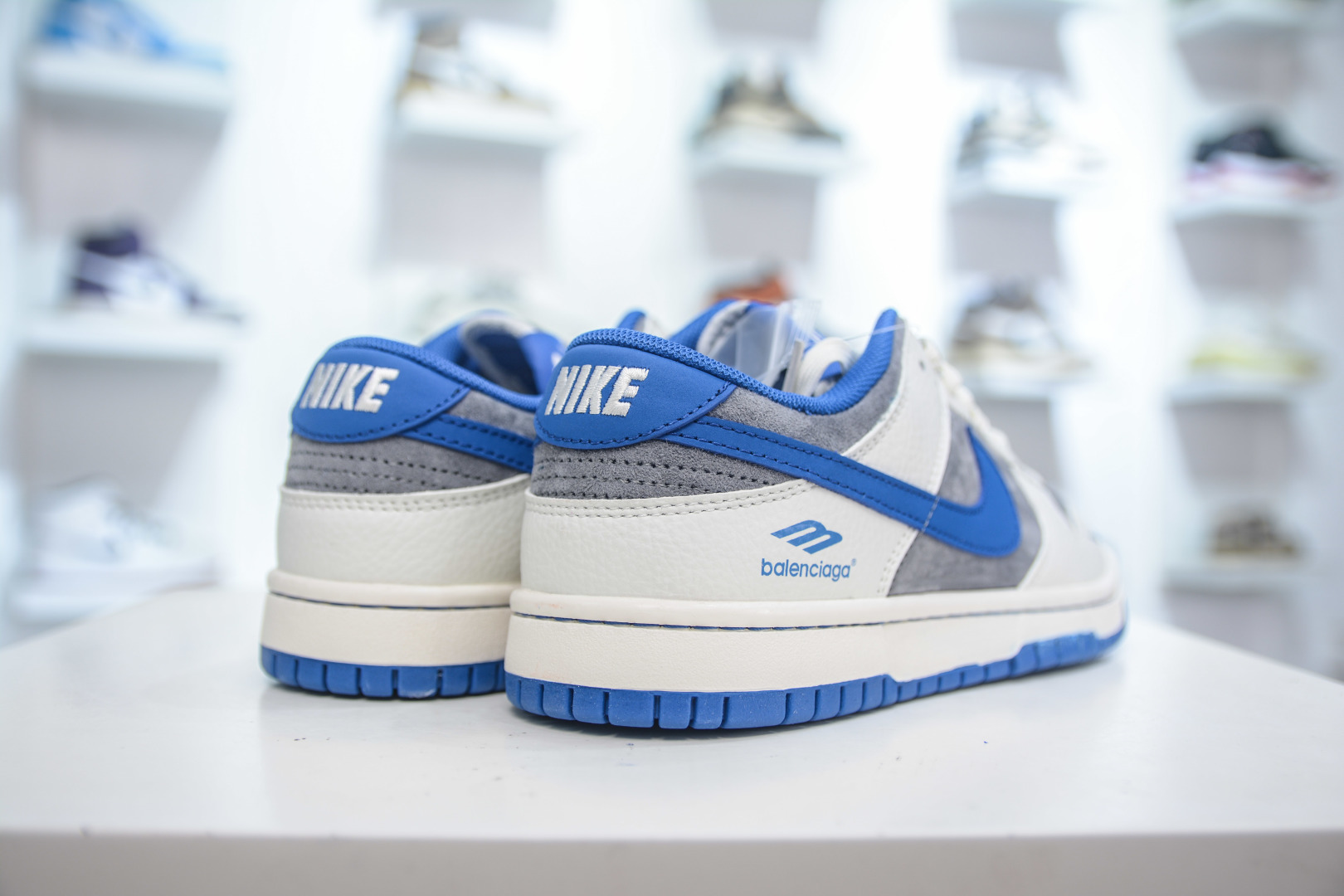 Nike SB Dunk Low x Balenciaga 巴黎世家联名-白灰蓝 FX1588-314