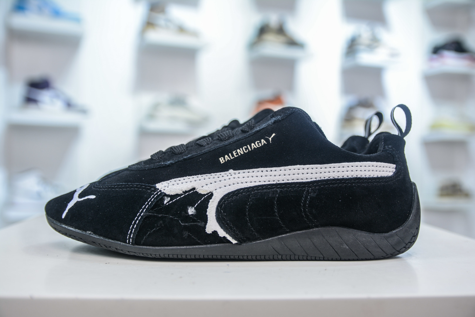 200 巴黎联名The Open Product x Puma Speedcat 极速赛车系列彪马低帮生活休闲鞋 406519-02