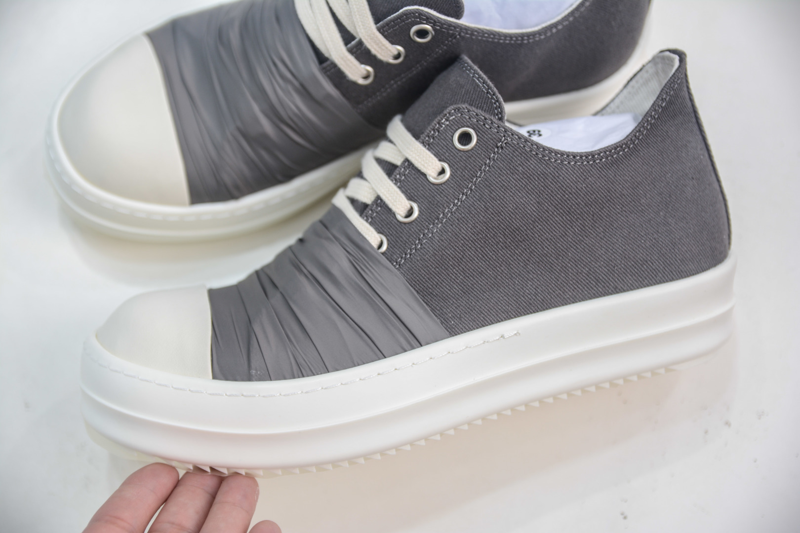 Rick Owens Drkshdw 瑞克·欧文斯低帮牛仔布时尚运动板鞋
