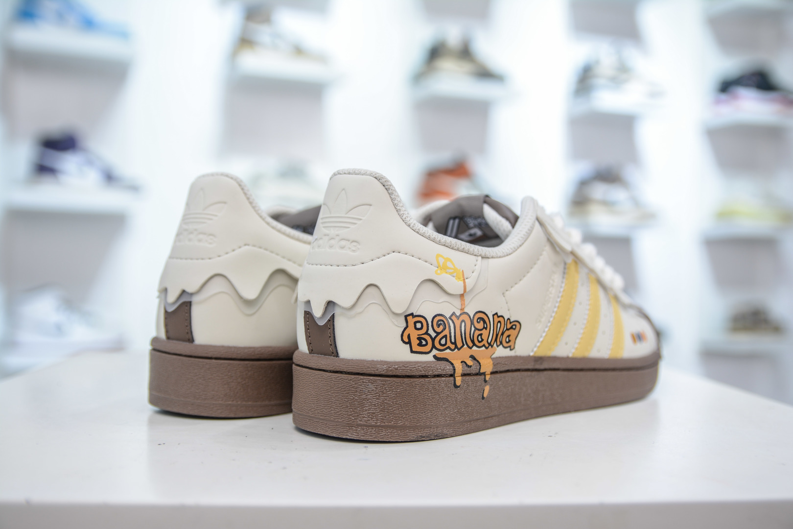 Adidas Originals Superstar Banana Graffiti Sneakers - GW4440, Leather Upper 7 cmp i1753456394798 3748 0 5