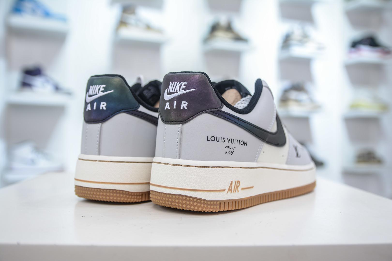 Nike Air Force 1 Low x Louis Vuitton Grey White Shoes 6 cmp i1753456652238 8340 0 5
