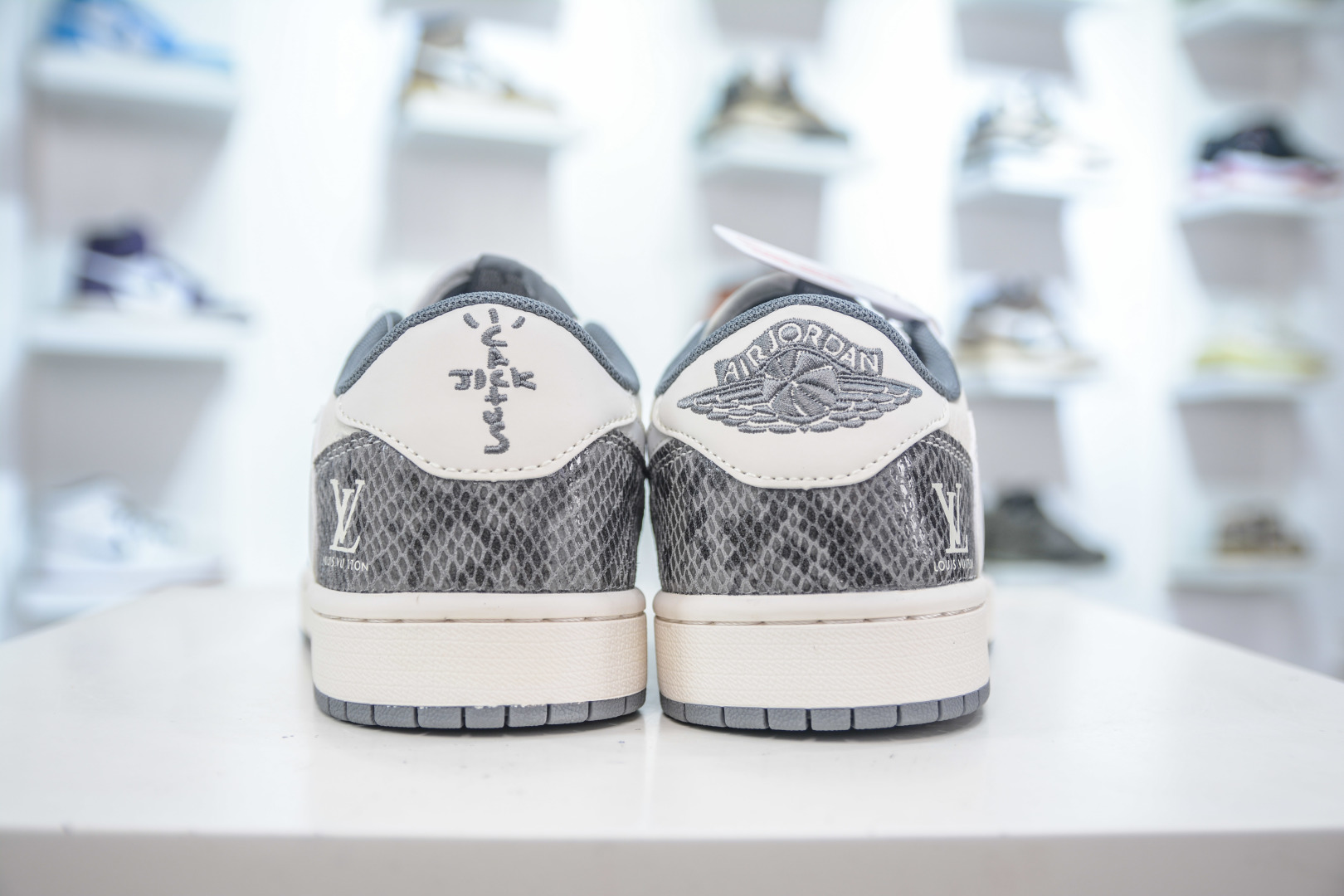 TS x Air Jordan x Louis Vuitton AJ1 Low - Snake Print Sneakers 2 cmp i1753456710746 1823 0 1