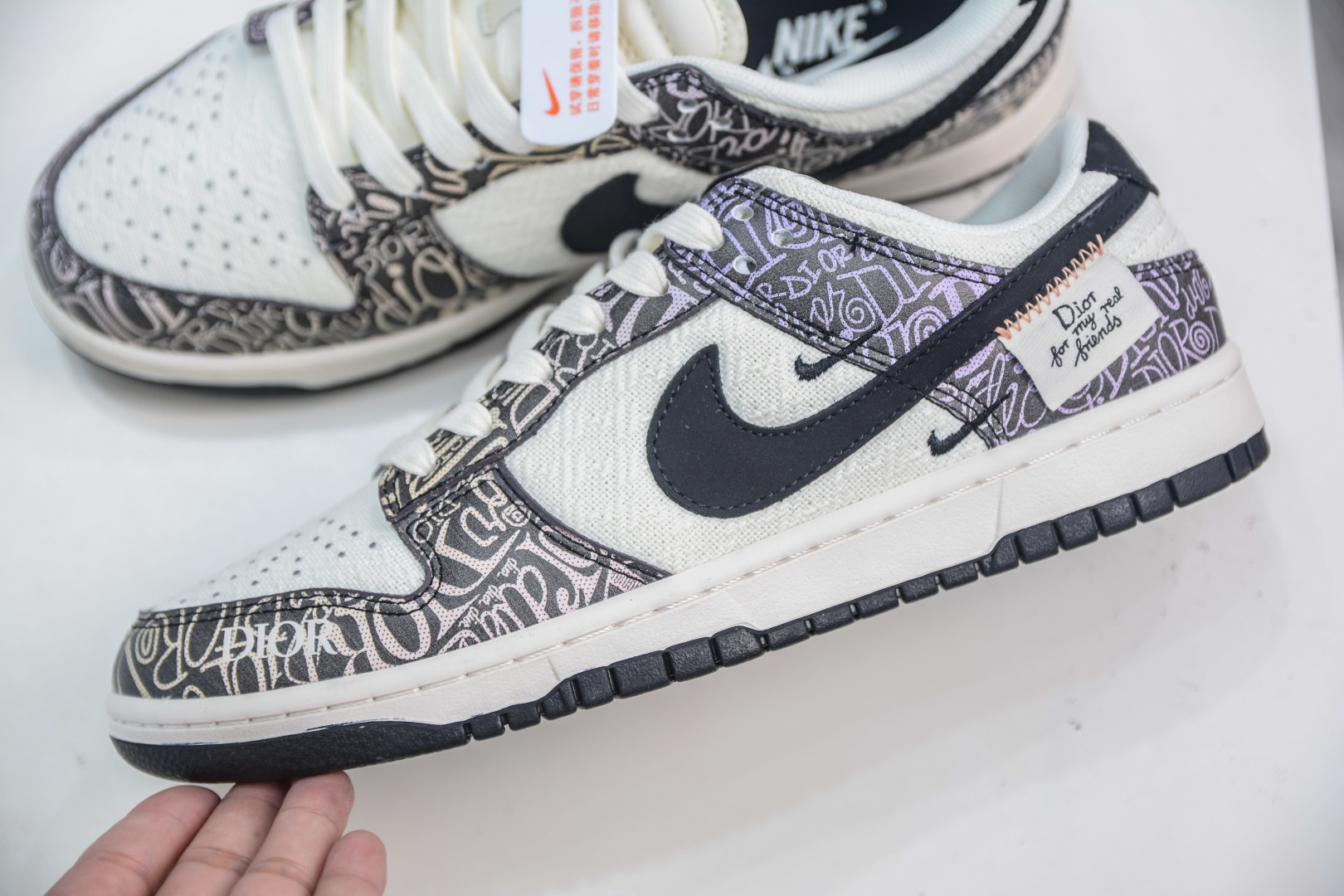 Nike SB Dunk Low x Dior - White Black Purple, Premium Quality, Original Materials 7 cmp i1753456974311 5147 0 6