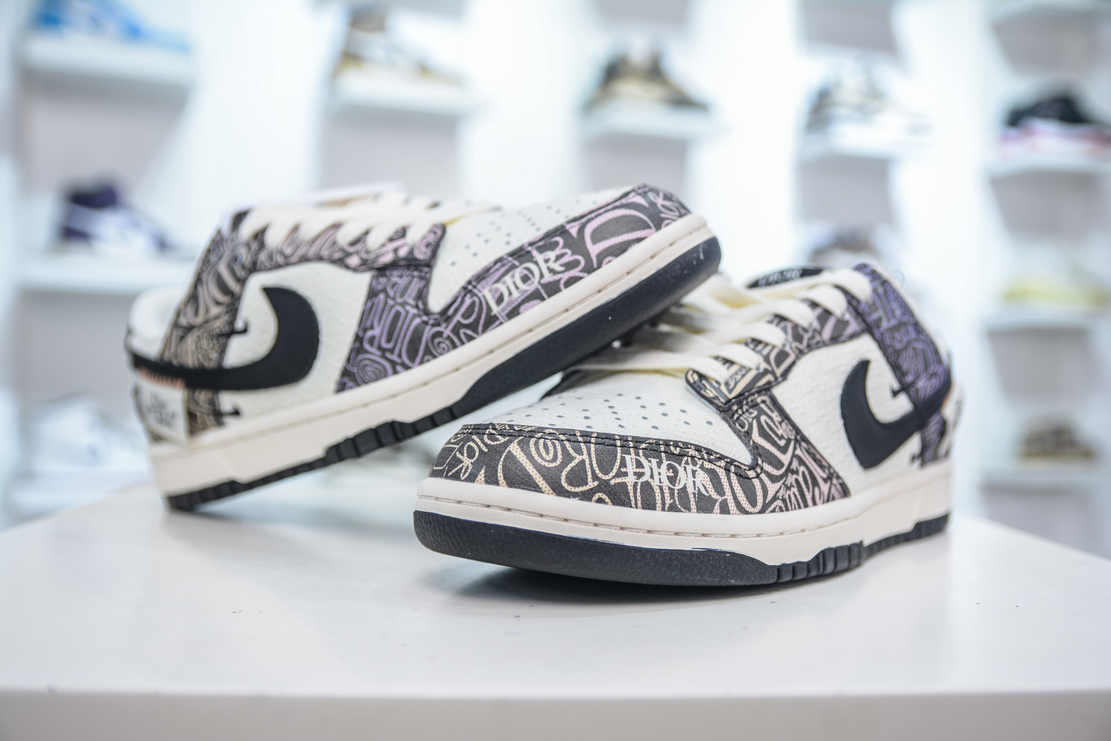 Nike SB Dunk Low x Dior - White Black Purple, Premium Quality, Original Materials 4 cmp i1753456975113 7537 0 3