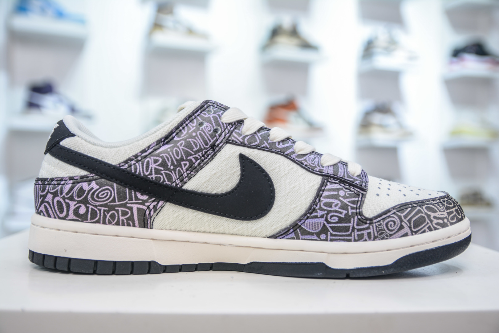 Nike SB Dunk Low x Dior - White Black Purple, Premium Quality, Original Materials 3 cmp i1753456975122 892 0 2