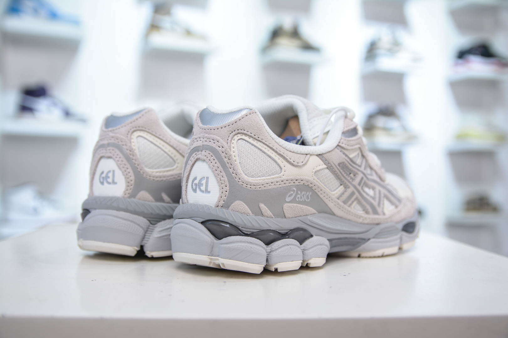 Asics Gel-N纯原版本 亚瑟士运动休闲透气专业跑鞋 1203A739-100