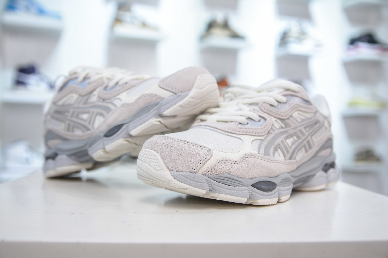 Asics Gel-N纯原版本 亚瑟士运动休闲透气专业跑鞋 1203A739-100