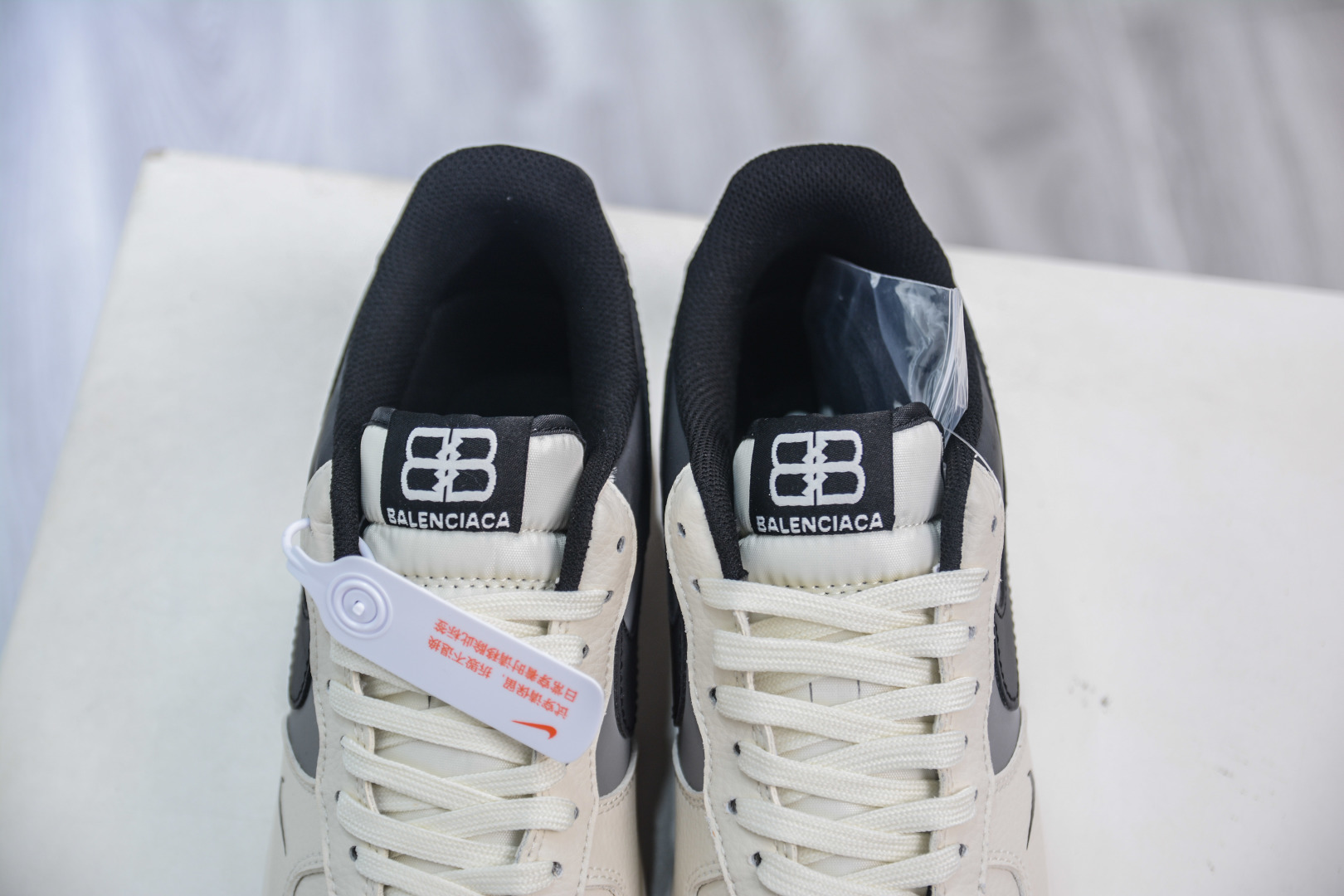 Nike Air Force 1 Low 07 x Balenciaga 巴黎世家联名-白灰黑生胶 HJ3318-005