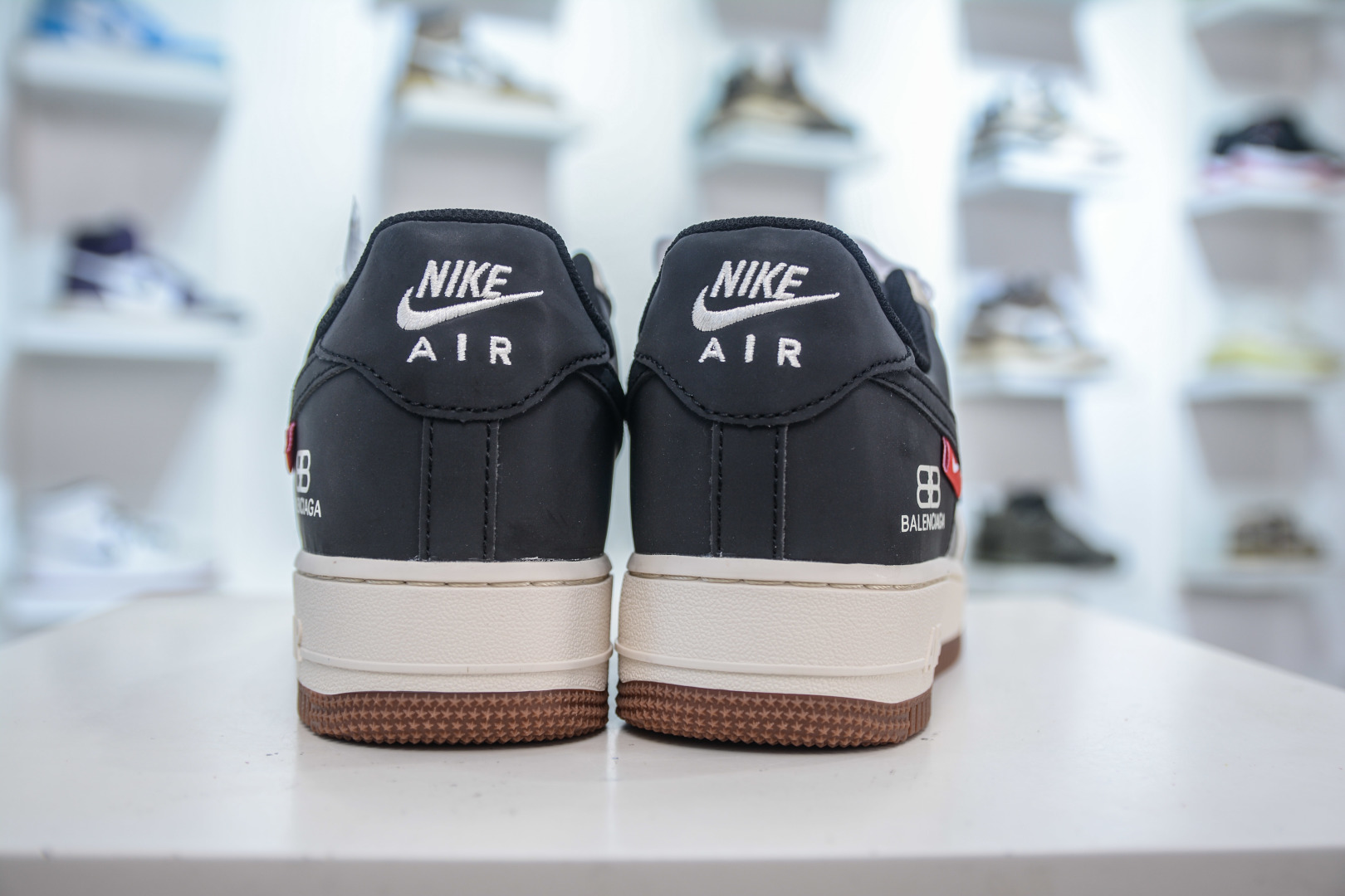 Nike Air Force 1 Low 07 x Balenciaga 巴黎世家联名-白灰黑生胶 HJ3318-005