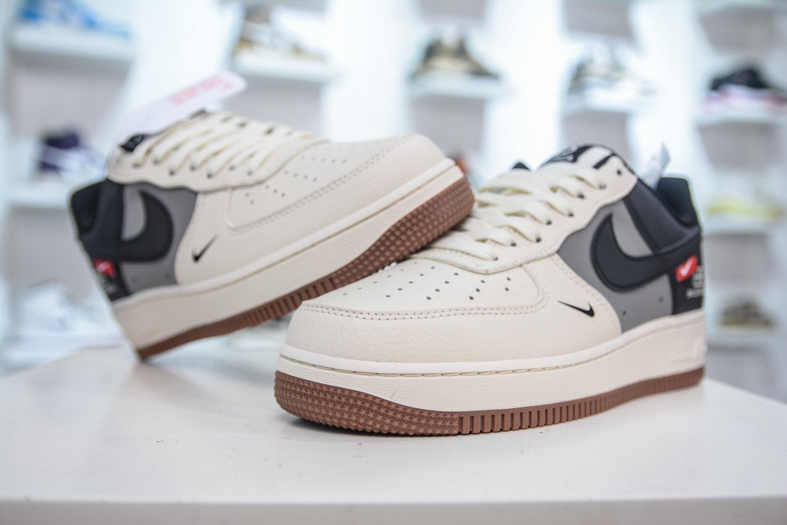 Nike Air Force 1 Low 07 x Balenciaga 巴黎世家联名-白灰黑生胶 HJ3318-005