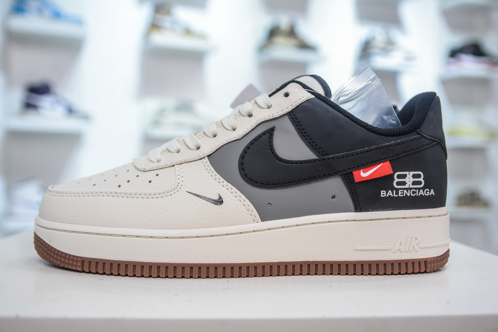 Nike Air Force 1 Low 07 x Balenciaga 巴黎世家联名-白灰黑生胶 HJ3318-005