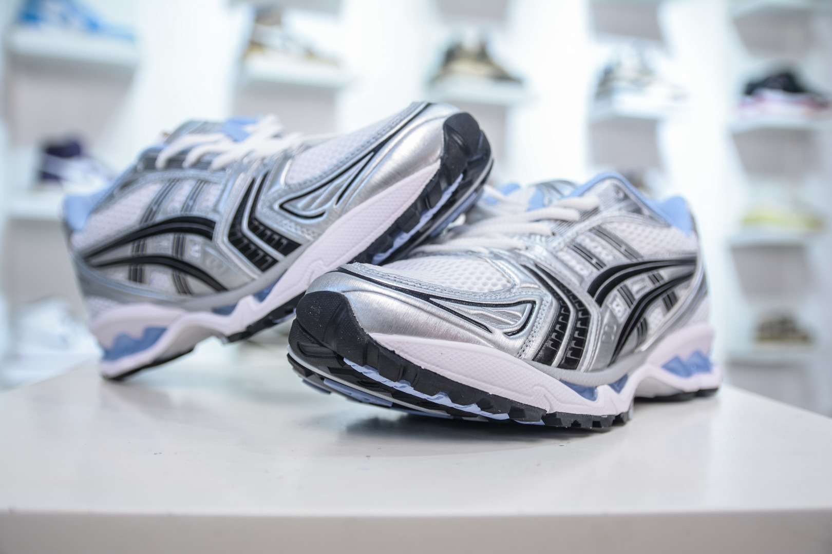 X版纯原 亚瑟士/ASICS Gel Kayano 14”Cream Denim Blue”卡亚诺14代系列轻量缓震休闲运动跑步鞋 1203A961-101