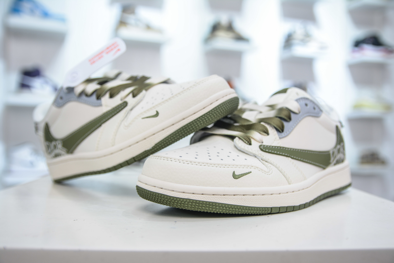 TS x Air Jordan 1 Low x Dior - Grey Green Low-Top Sneakers 4 cmp i1753627460084 4909 0 3