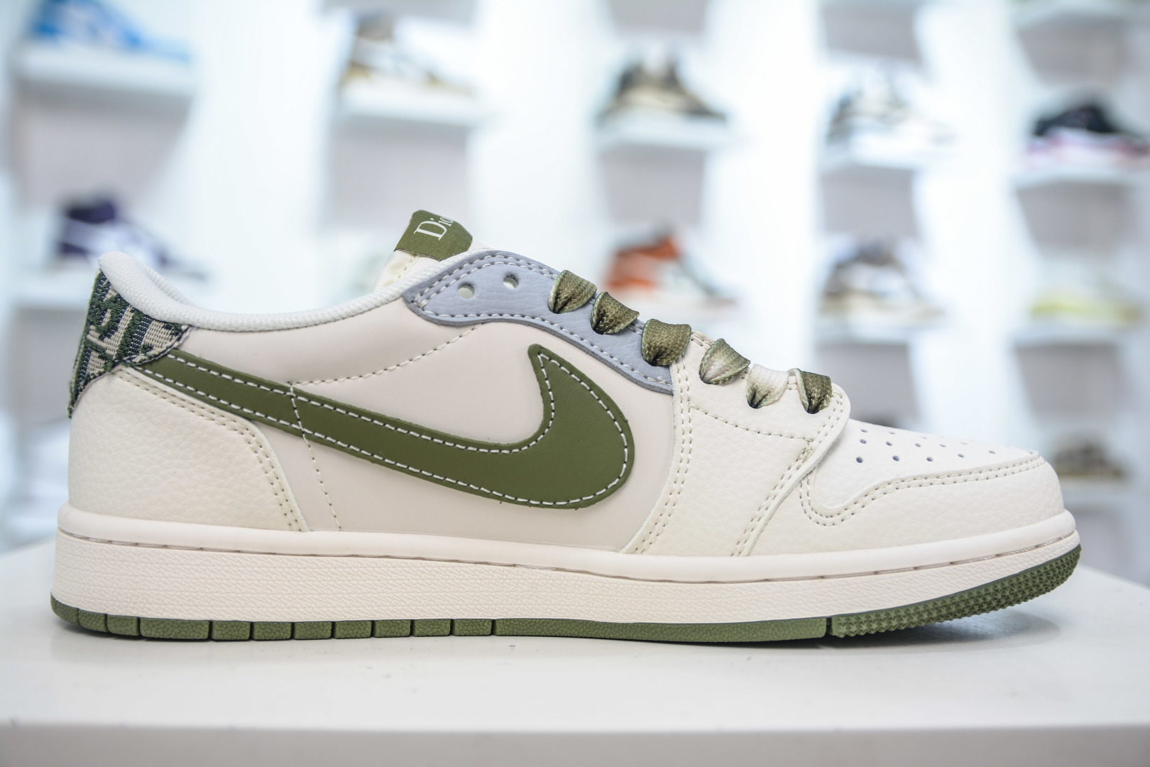 TS x Air Jordan 1 Low x Dior - Grey Green Low-Top Sneakers 3 cmp i1753627460714 4253 0 2