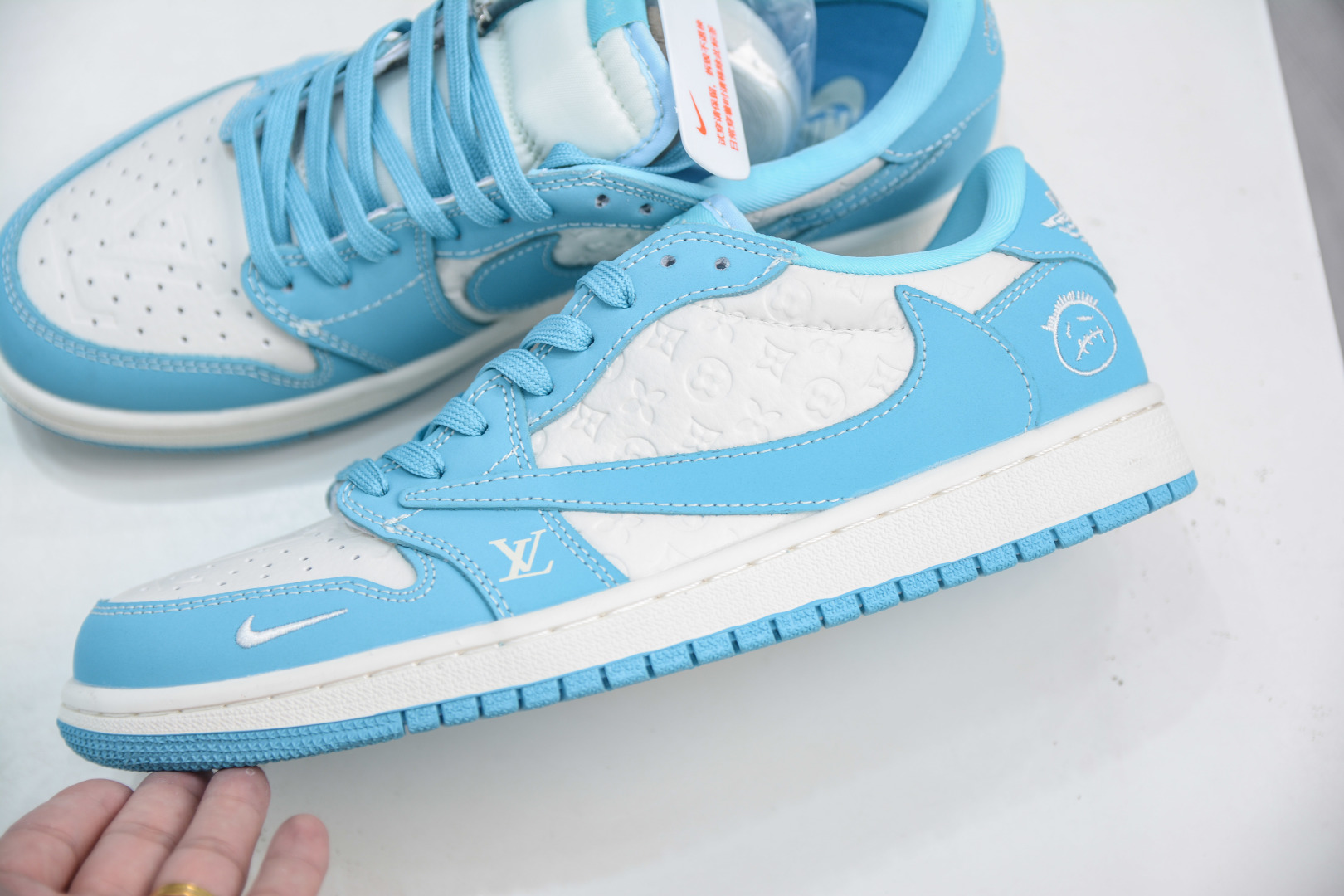 TS x Air Jordan 1 Low Louis Vuitton 'Day Blue' - Premium Leather Sneaker 7 cmp i1753627517896 4557 0 6