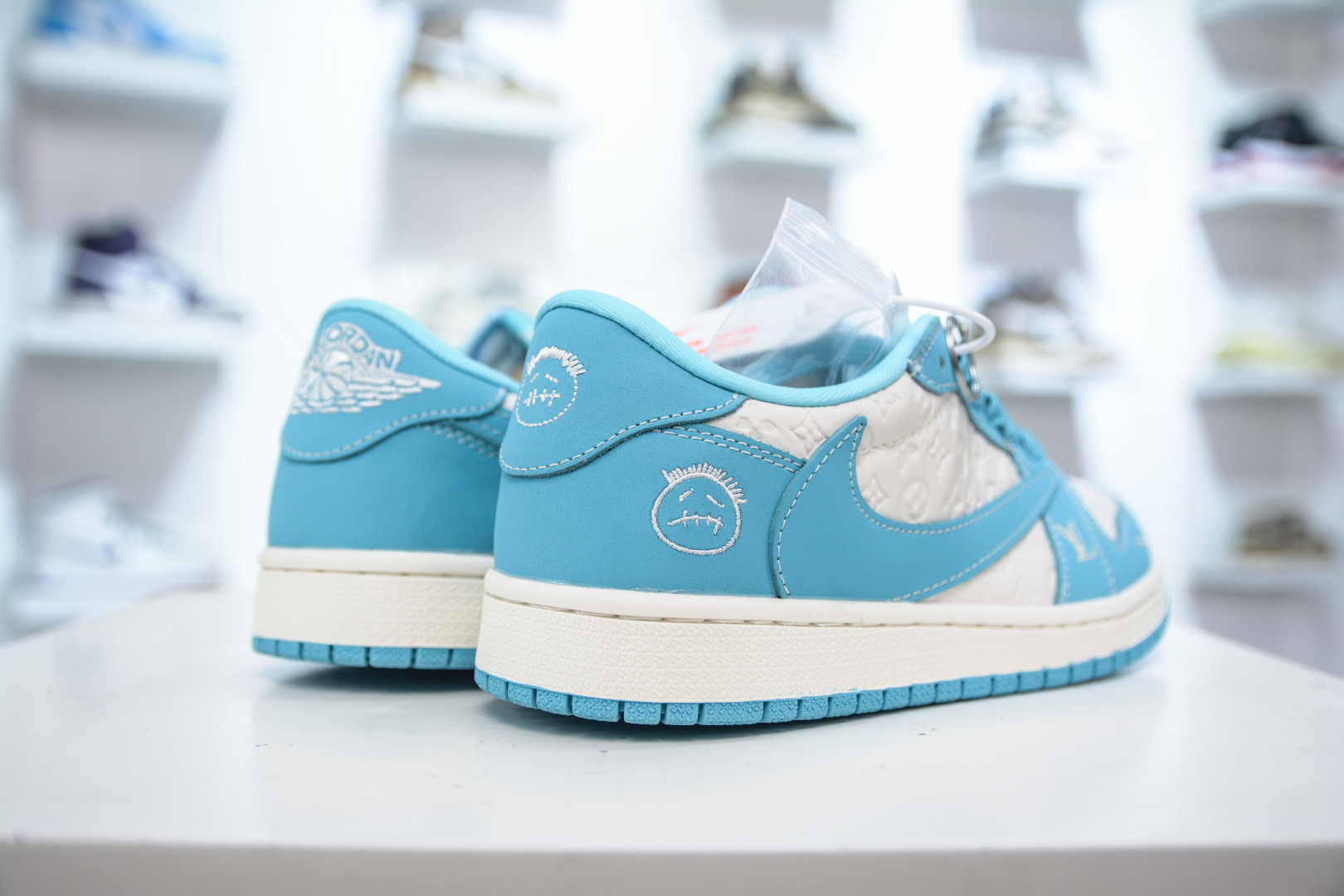 TS x Air Jordan 1 Low Louis Vuitton 'Day Blue' - Premium Leather Sneaker 6 cmp i1753627519371 2956 0 5