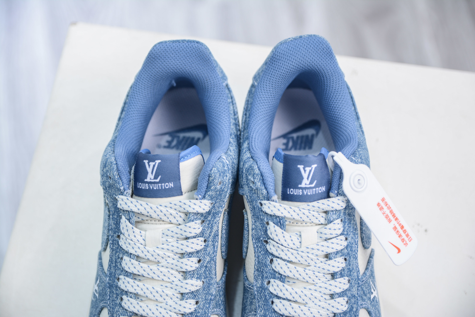 Nike Air Force 1 Low 07 x Louis Vuitton Denim Sneakers - Blue/White 9 cmp i1753628684470 5089 0 7