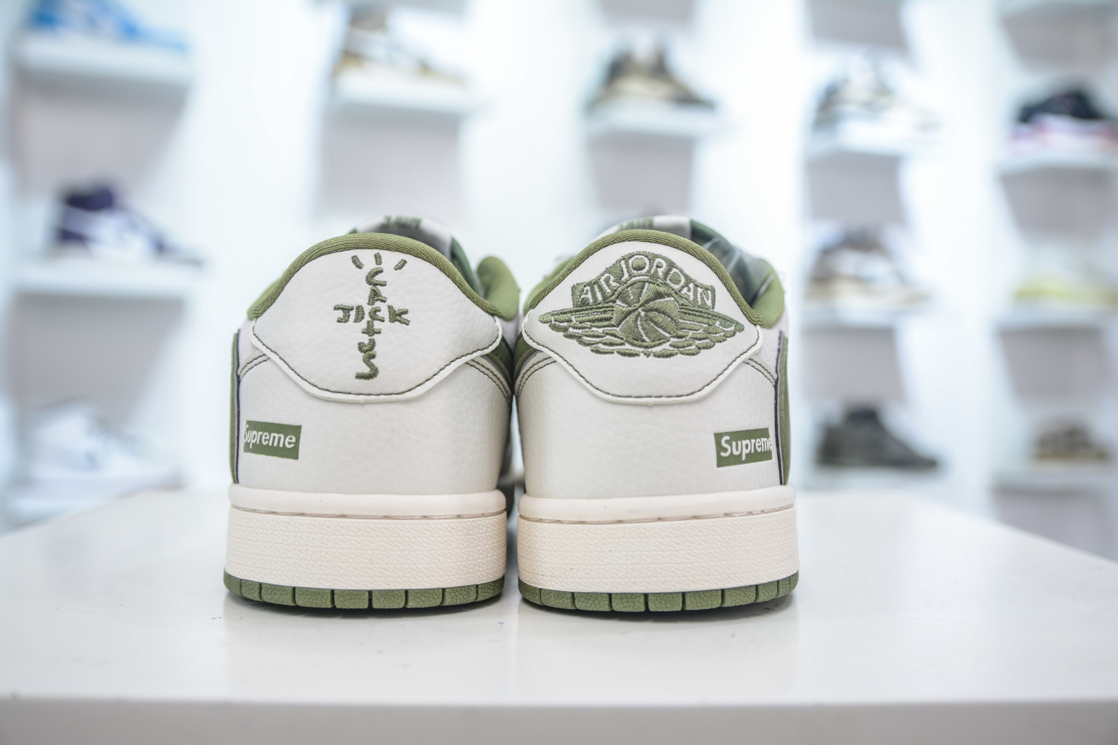 Travis Scott x Nike Air Jordan 1 Low Supreme White/Green, Premium Quality Shoes 3 cmp i1753791824754 3647 0 1