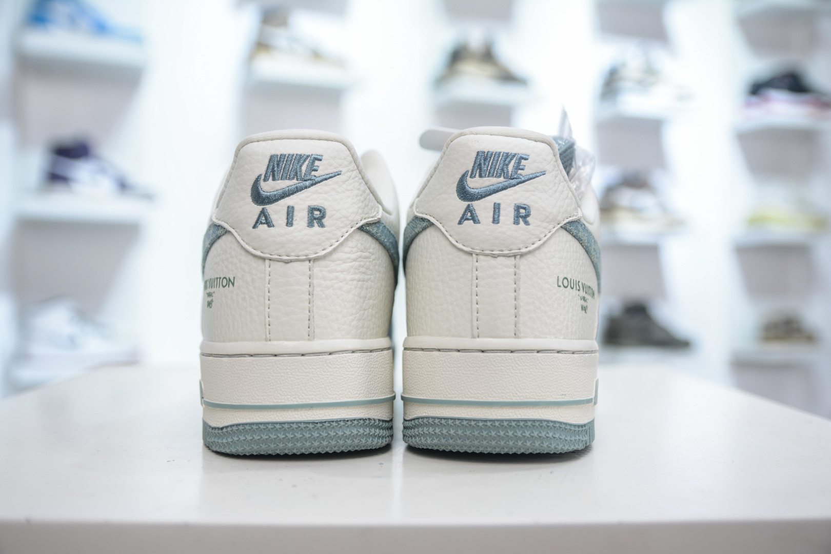 Nike Air Force 1 Low x Louis Vuitton White Denim Collaboration Sneakers 3 cmp i1753886048983 8688 0 1