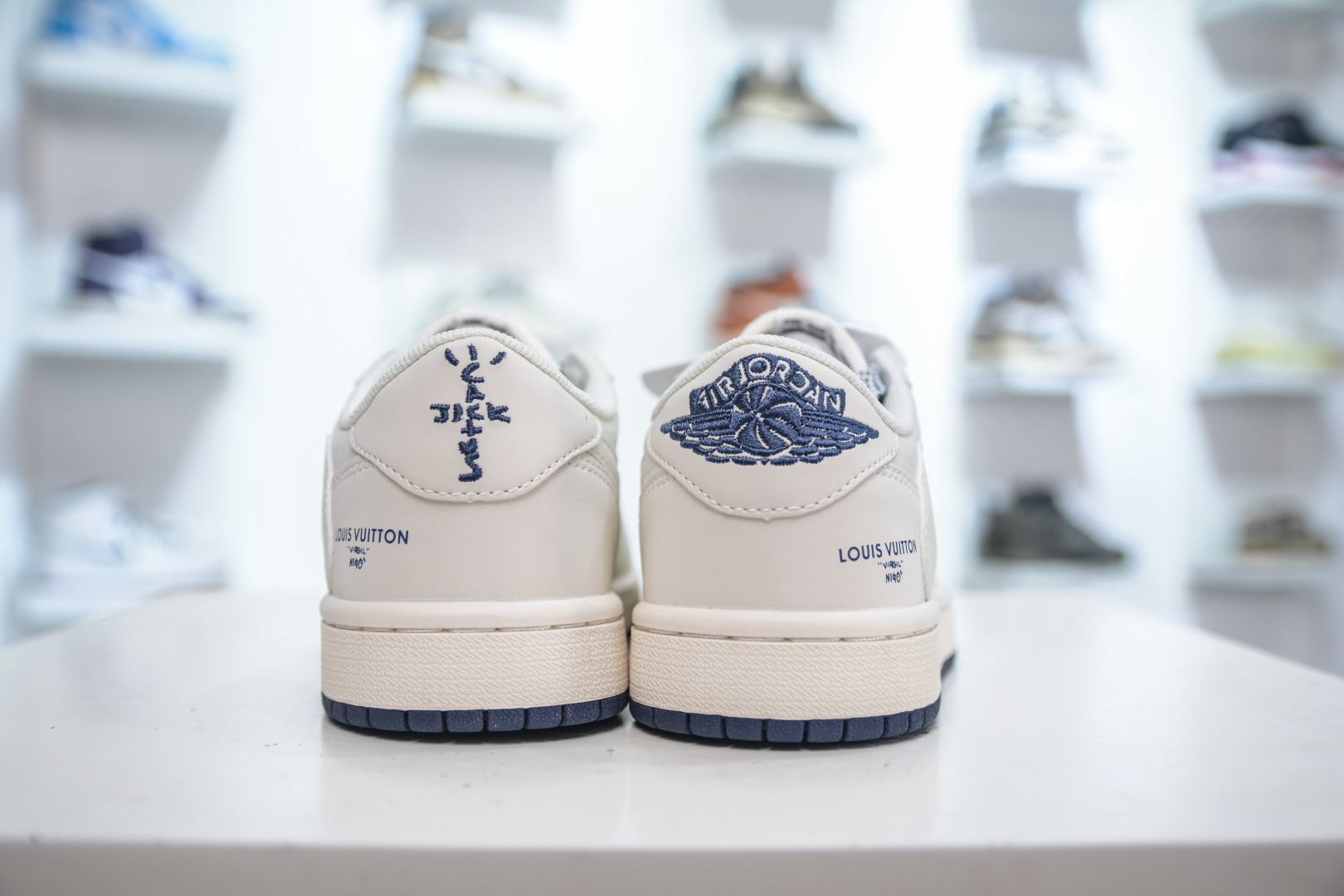 Travis Scott x Nike Air Jordan 1 Low Louis Vuitton - White/Blue 2 cmp i1753888064811 8800 0 1