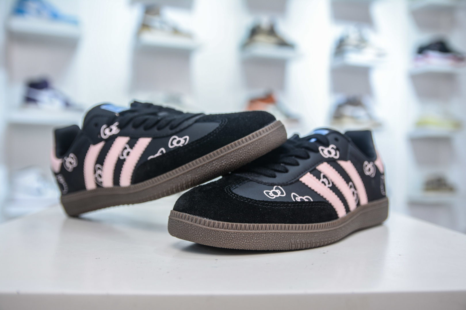 Adidas Originals Samba OG Hello Kitty Shoes, Black/Pink, Women's Size 4 cmp i1753975496134 3661 0 3