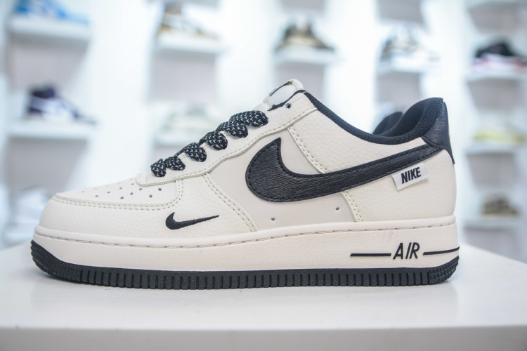 Nike Air Force 1 '07 Low Cream Black Sneakers Authentic Comfort and Style 28 Nike Air Force 1 '07 Low Cream Black Sneakers Authentic Comfort and Style