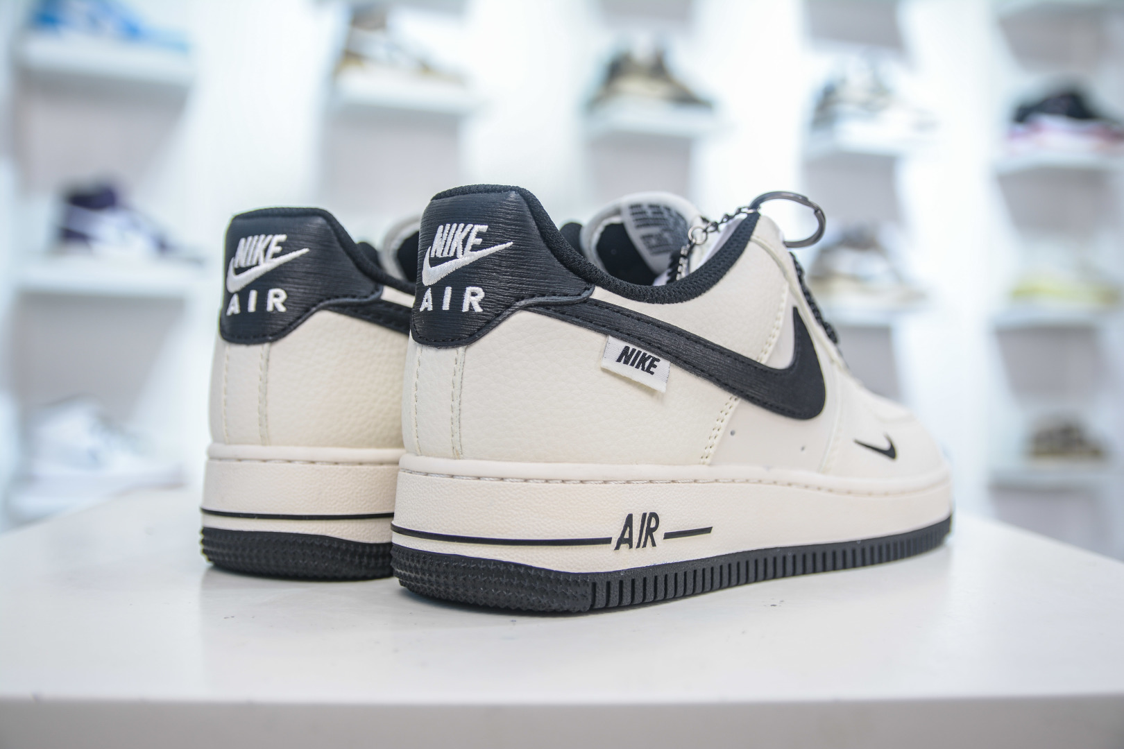Nike Air Force 1 '07 Low Cream Black Sneakers Authentic Comfort and Style 7 cmp i1753976106357 8442 0 5