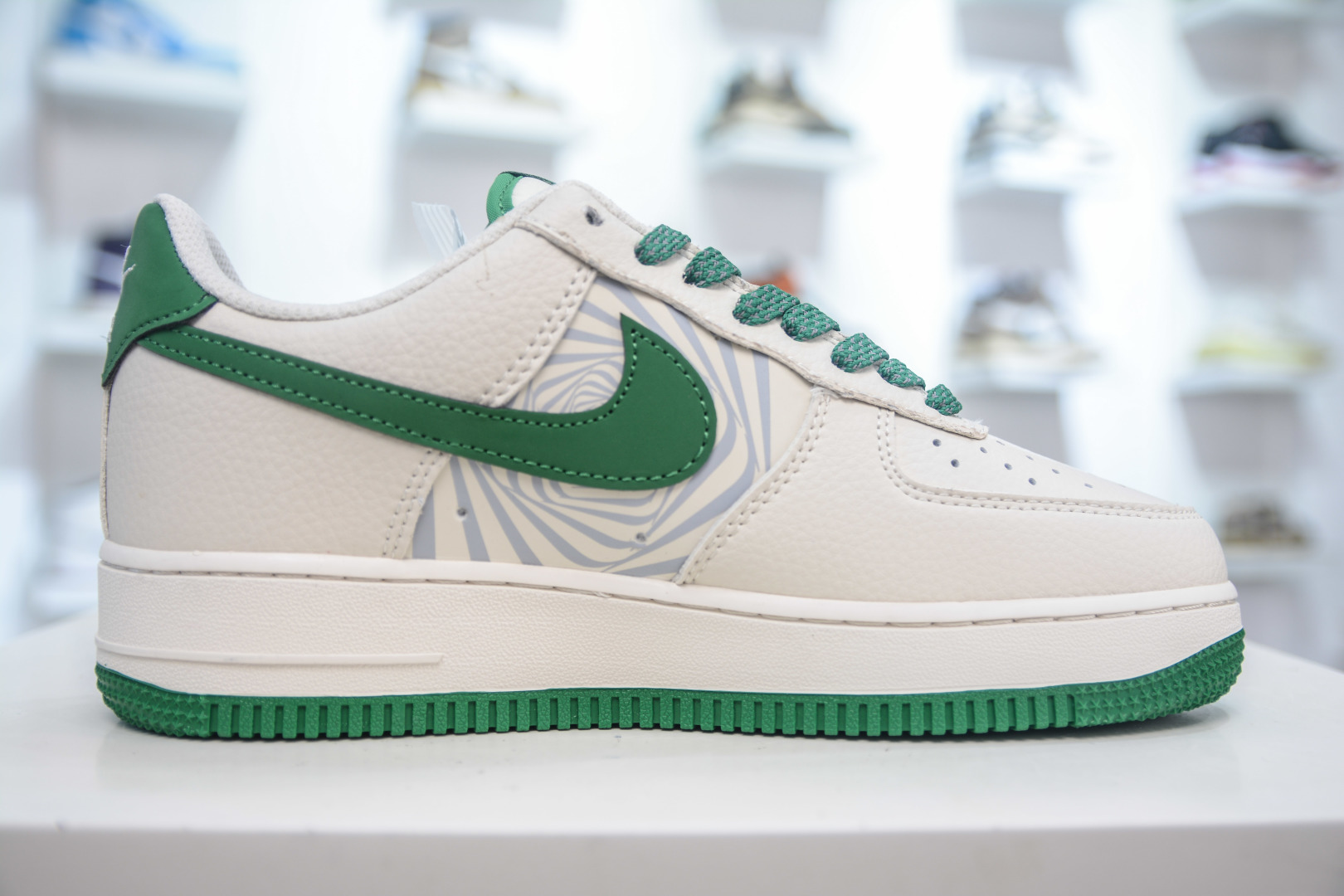Stussy x Nike Air Force 1 Low White Green Sneaker, HJ3318-001, All Sizes 3 cmp i1753976216333 1382 0 2