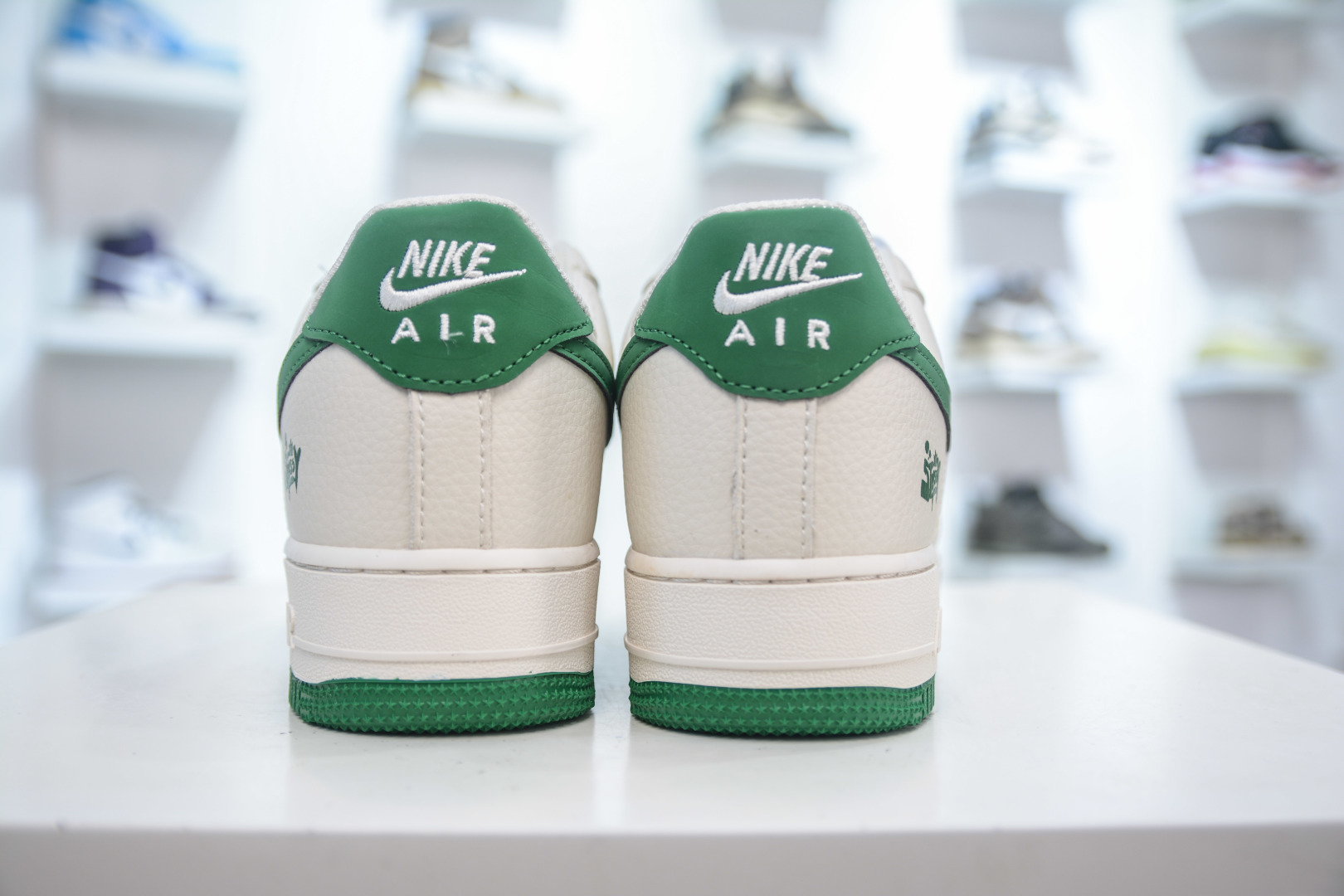 Stussy x Nike Air Force 1 Low White Green Sneaker, HJ3318-001, All Sizes 2 cmp i1753976216333 3037 0 1