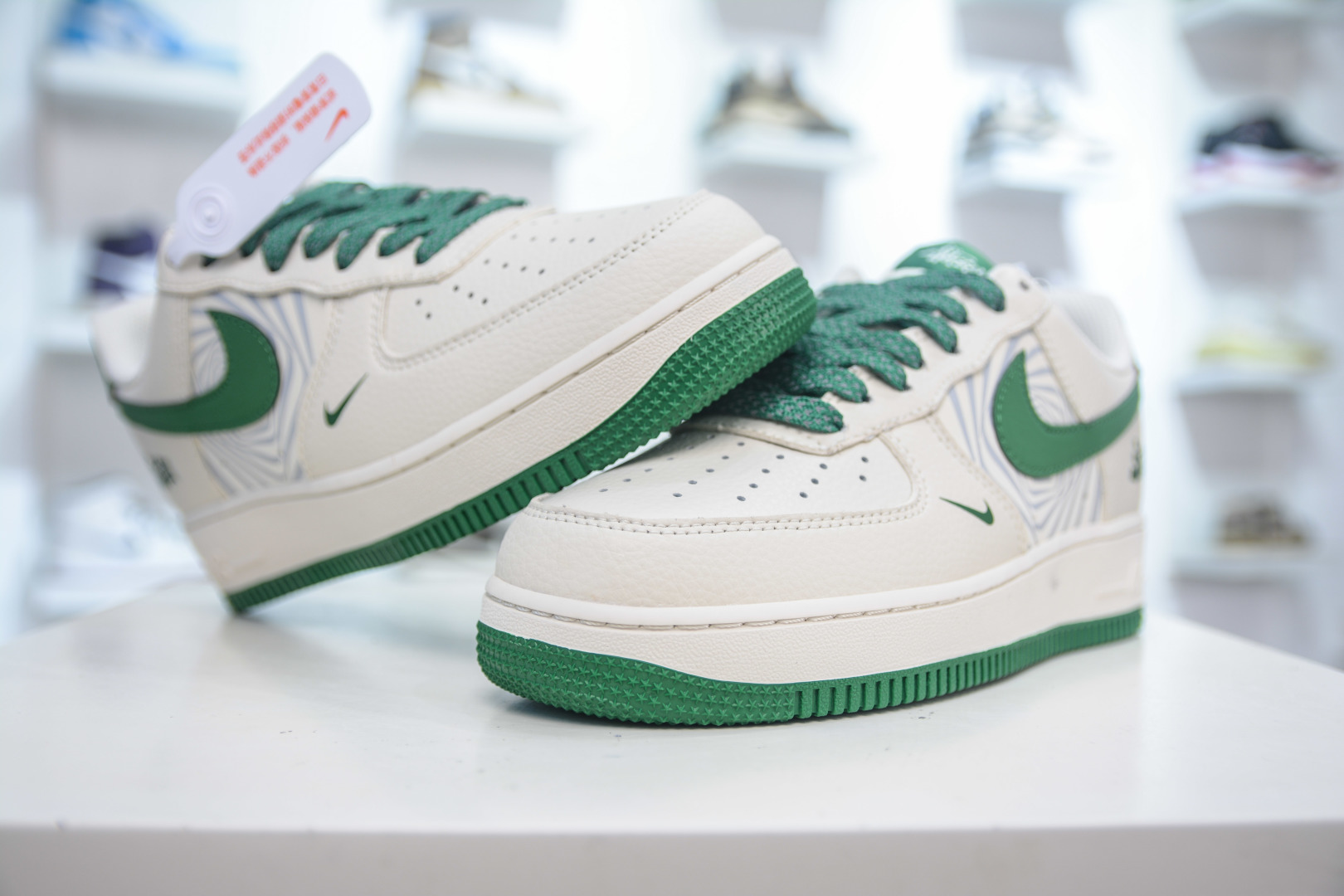 Stussy x Nike Air Force 1 Low White Green Sneaker, HJ3318-001, All Sizes 4 cmp i1753976216334 1789 0 3