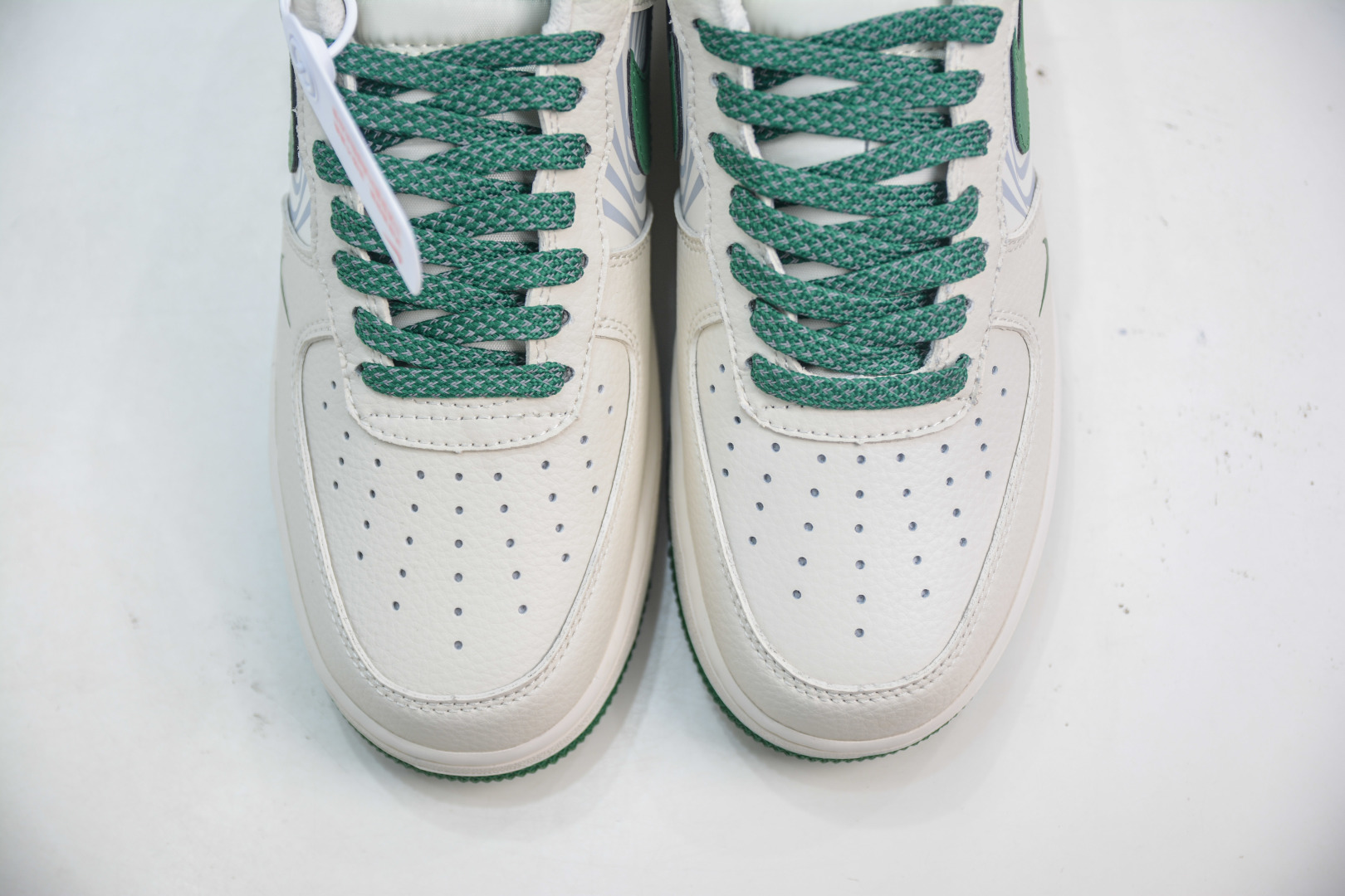 Stussy x Nike Air Force 1 Low White Green Sneaker, HJ3318-001, All Sizes 9 cmp i1753976217254 2754 0 8