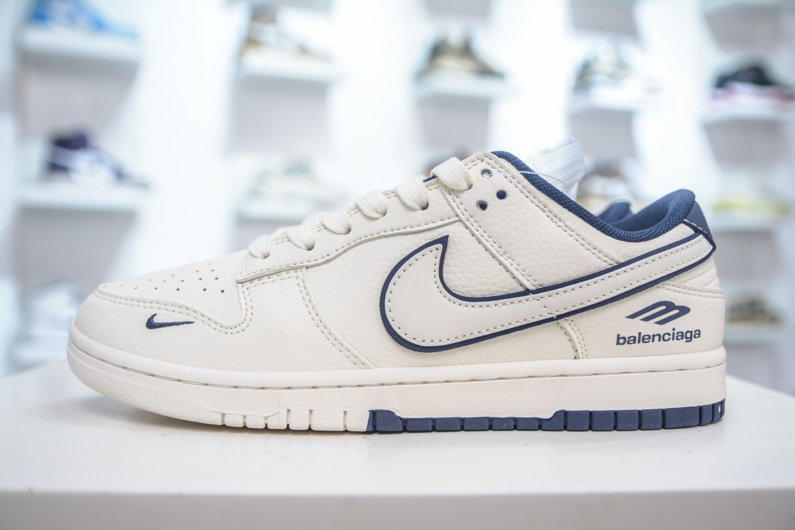 Nike SB Dunk Low x Balenciaga - Cream White and Deep Blue Collaboration 1 cmp i1753976266072 5008 0 0