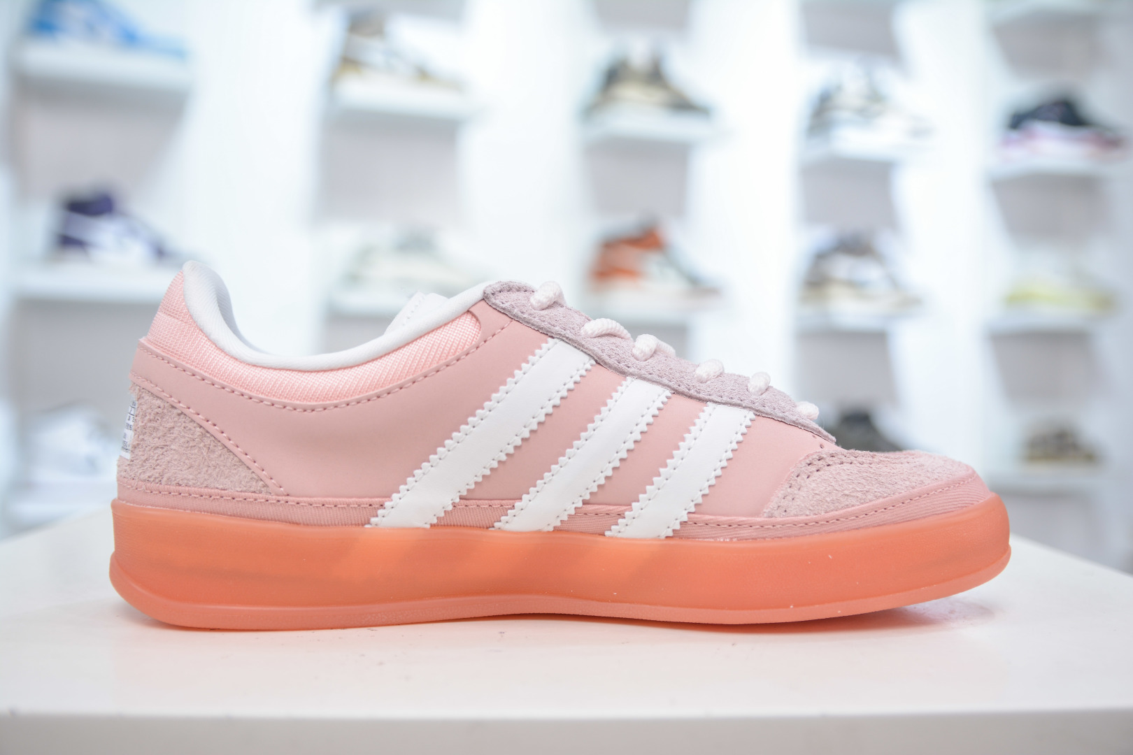 Adidas BAD X BUNNY Gazelle Casual Low-Top Sneakers - Pink, Women's 4 cmp i1754146173404 8210 0 2