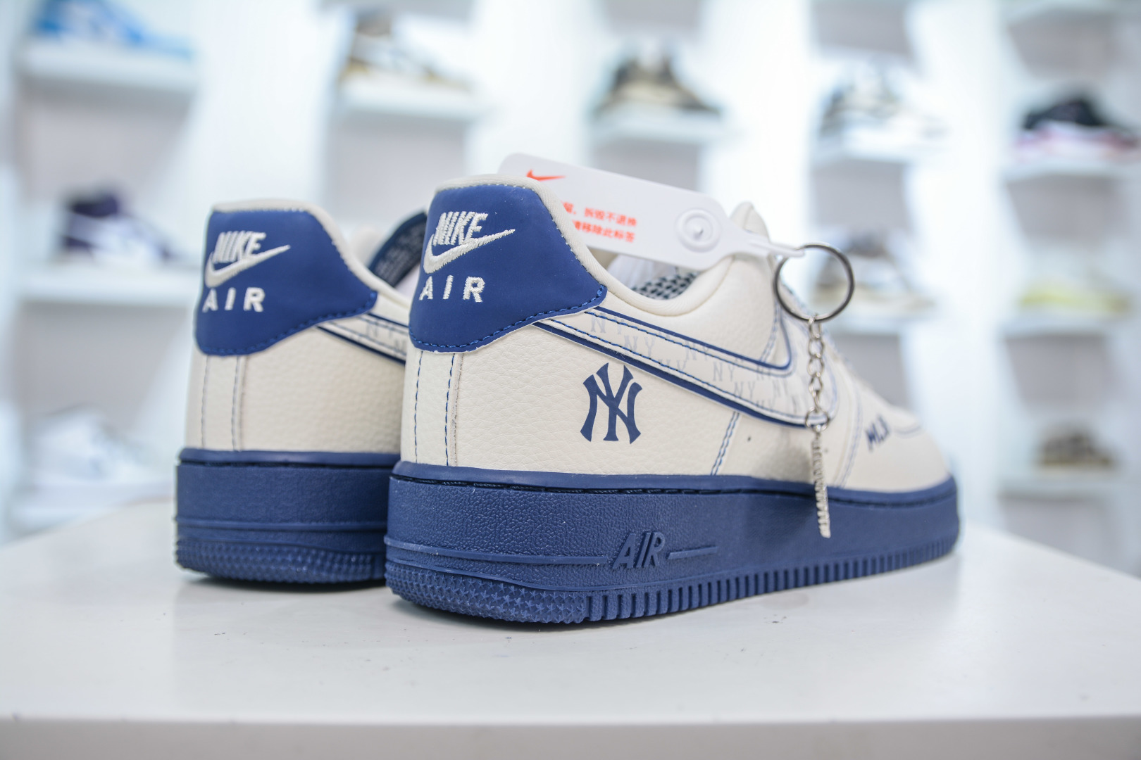 Nike Air Force 1 Low '07 MLB Yankees Edition - Creamy White and Navy Blue 7 cmp i1754146737407 4588 0 5
