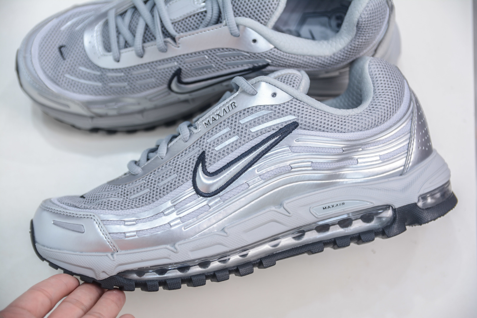 Comme des Garçons Homme Plus x Nike Air Max TL 2.5 Silver Running Shoes 7 cmp i1754146855948 4062 0 6