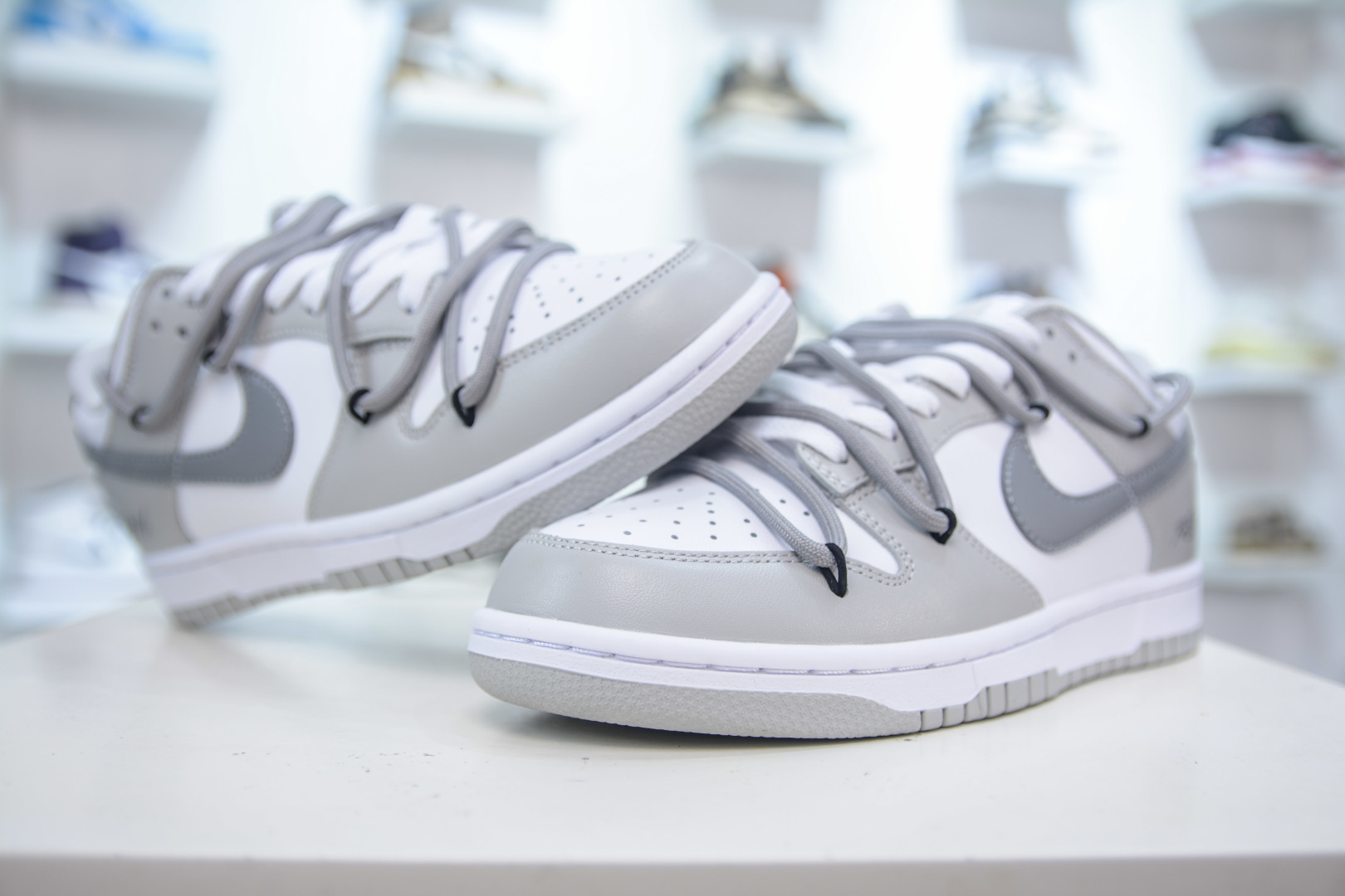 Nike SB Dunk Low White Grey, Premium Leather, Superior Comfort, DD1391-103 4 cmp i1754236638515 8123 0 3
